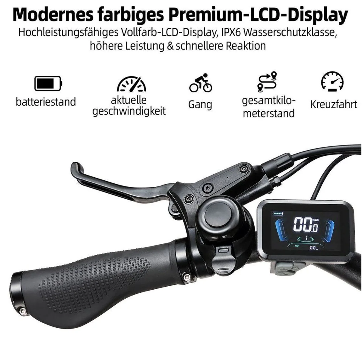 TTGO E-Bike Cityrad 28 Zoll, 110 km Reichweite, 70 Nm Hinterradmotor 5
