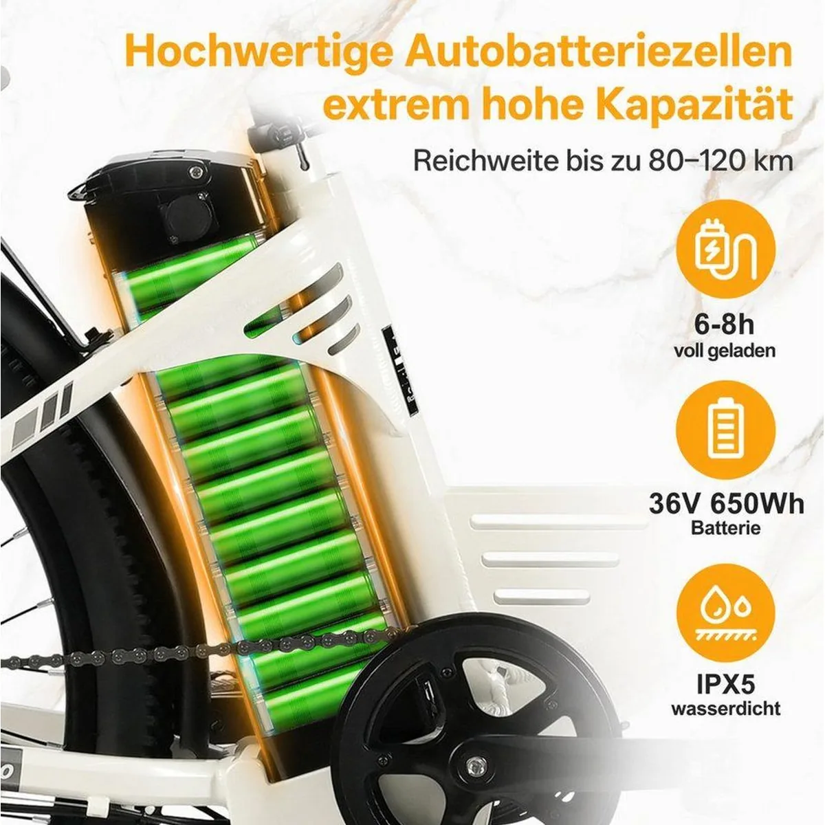 TTGO E-Bike Cityrad 26 Zoll, 80-120 km Reichweite, 7 Gang SHIMANO, komfortabel und robust 2
