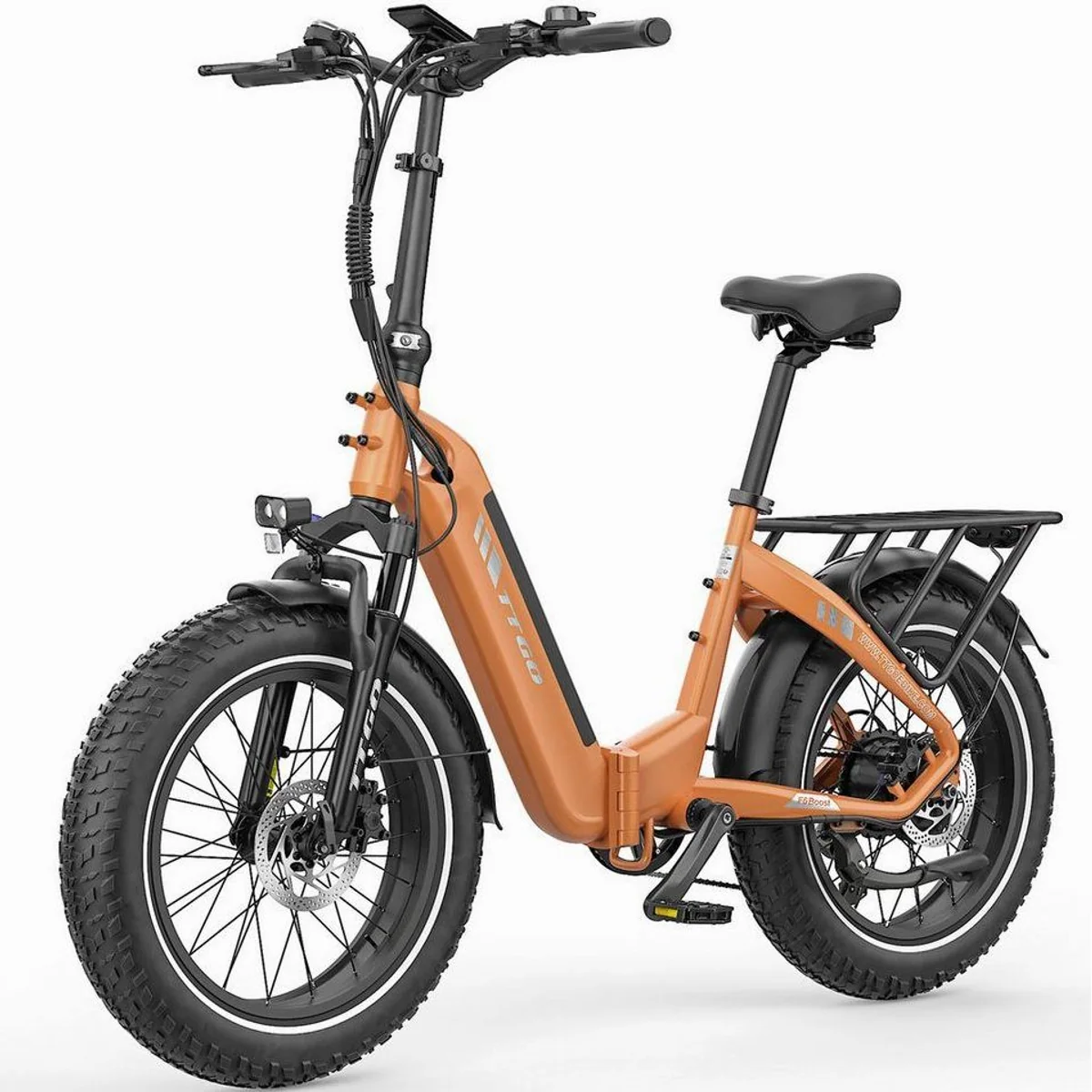 TTGO E-Bike Klapprad 20 Zoll, 70Nm Drehmoment, 864Wh Akku, 7-Gang Shimano