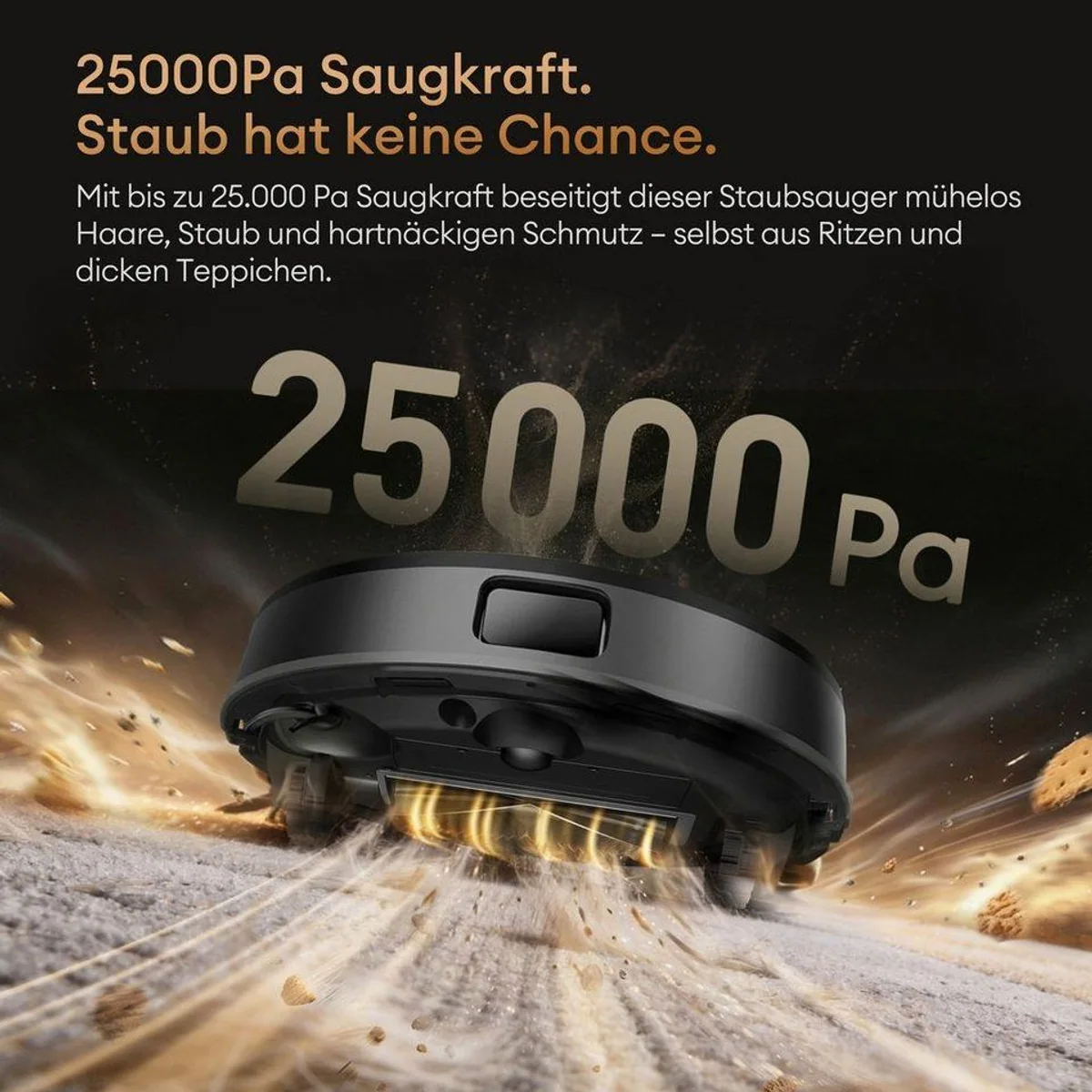 Ultenic MX50 Nass-Trocken-Saugroboter, 25000 Pa Saugleistung, 9-in-1 Automatikstation 2