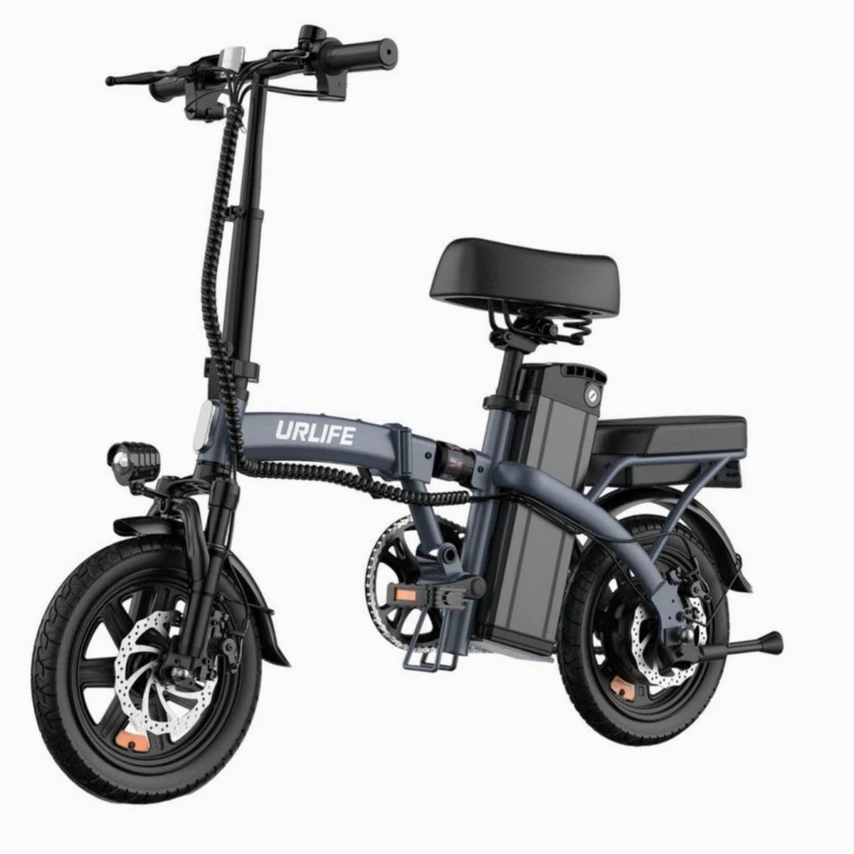 URLIFE F1L E-Bike 250W, herausnehmbarer Akku, 14 Zoll Reifen