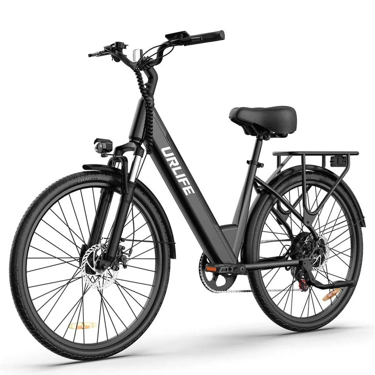 URLIFE E-Bike E26, 250W Motor, 160 km Reichweite, 7-Gang-Schaltung