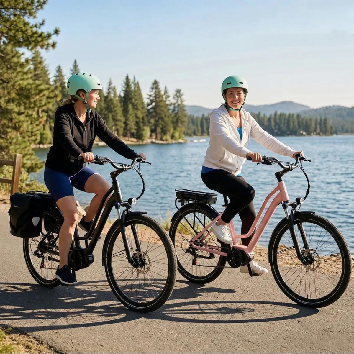 Vankel E-Bike Cityrad, 460,8Wh Akku, Shimano 7-Gang, Lockout-Federgabel 2