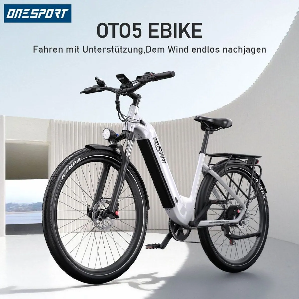 Vankel E-Bike OT05, 655Wh Akku, 250W Heckmotor, Shimano 7-Gang 3
