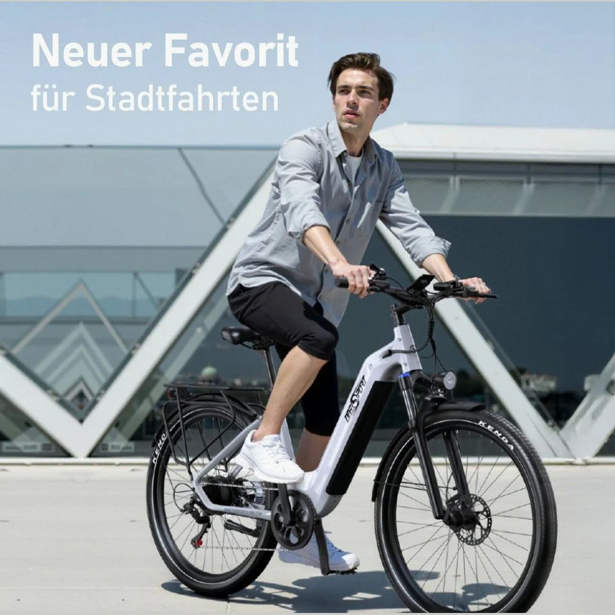 Vankel E-Bike OT05, 655Wh Akku, 250W Heckmotor, Shimano 7-Gang 4
