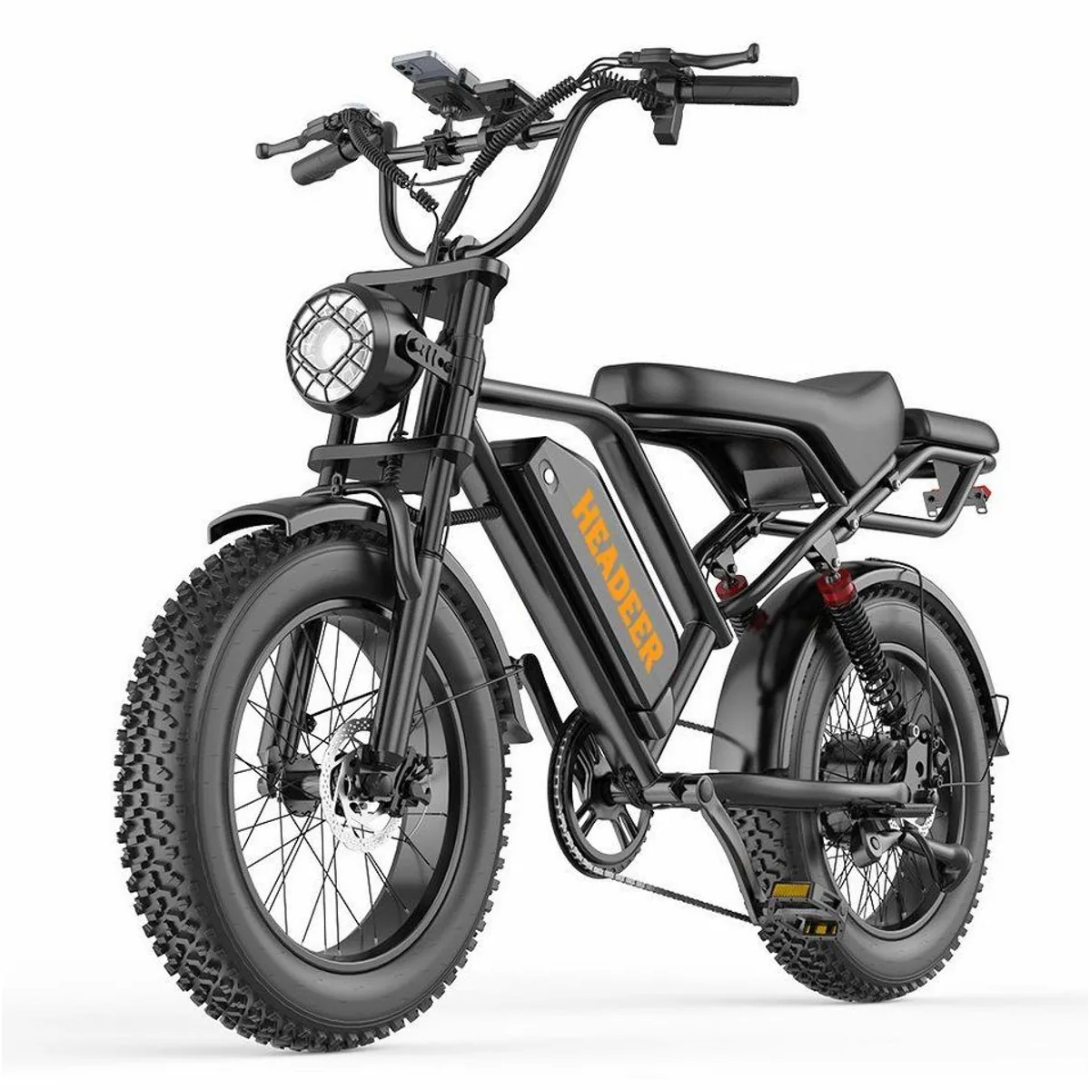 Vankel bk20 E-Fatbike, 250W Motor, 960 Wh Akku, Vollfederung