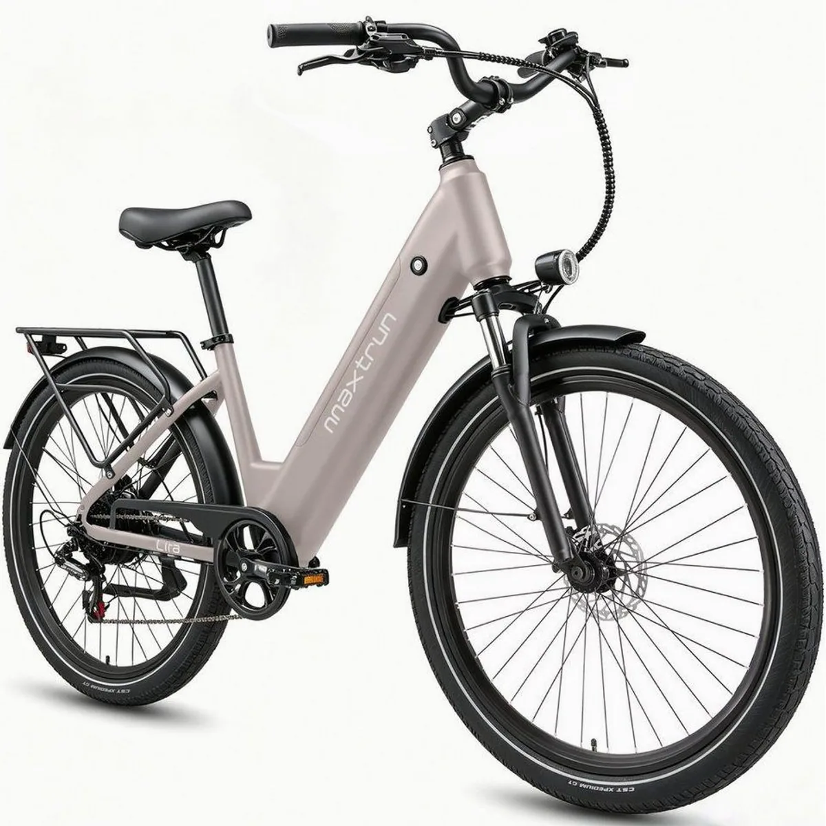 Vankel Lira City-Elektrofahrrad, 250W Motor, 140 km Reichweite, 28" pannensichere Reifen 2