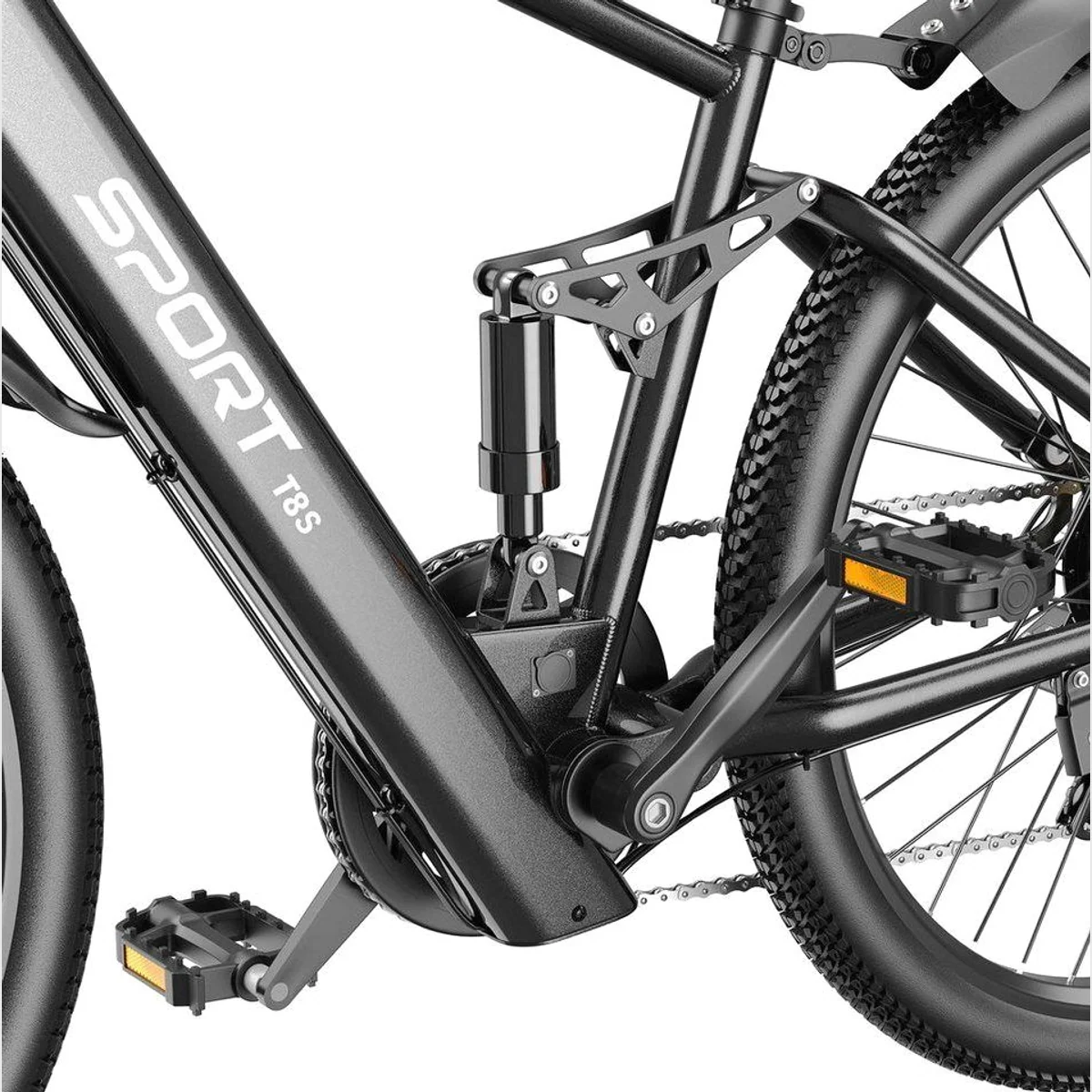 Vankel T8S E-Bike, kraftvoller Heckmotor, langlebiger Akku, Shimano 7-Gang 4
