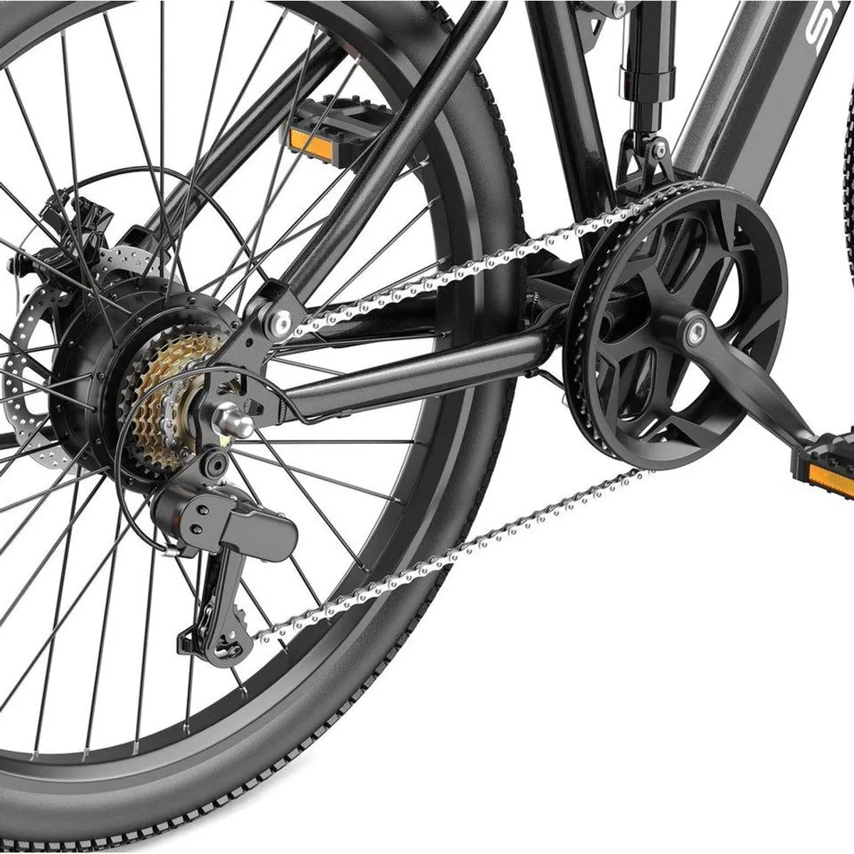 Vankel T8S E-Bike, kraftvoller Heckmotor, langlebiger Akku, Shimano 7-Gang 5