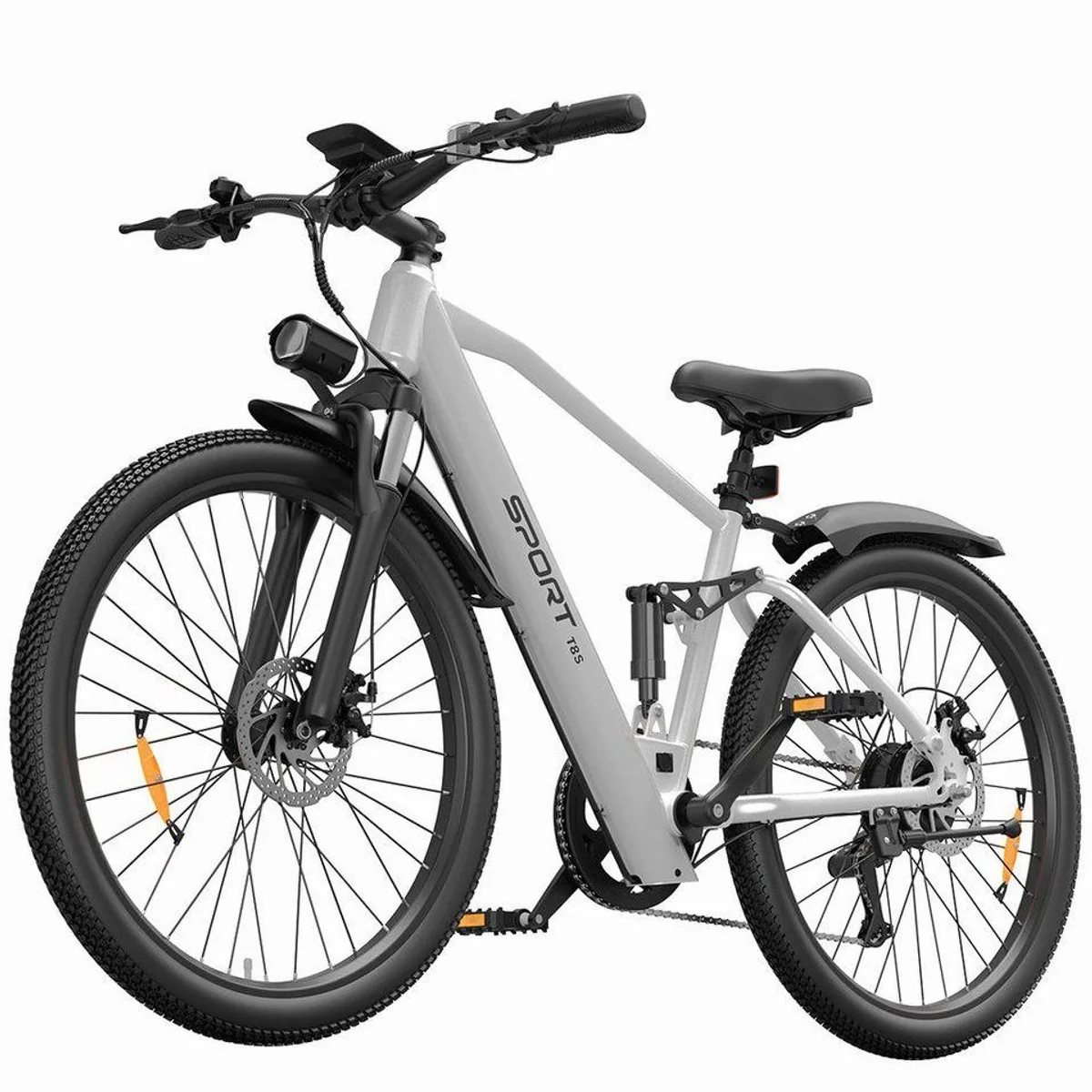 Vankel T8S E-Bike, kraftvoller 250W Heckmotor, 90 km Reichweite, Shimano 7-Gang 2