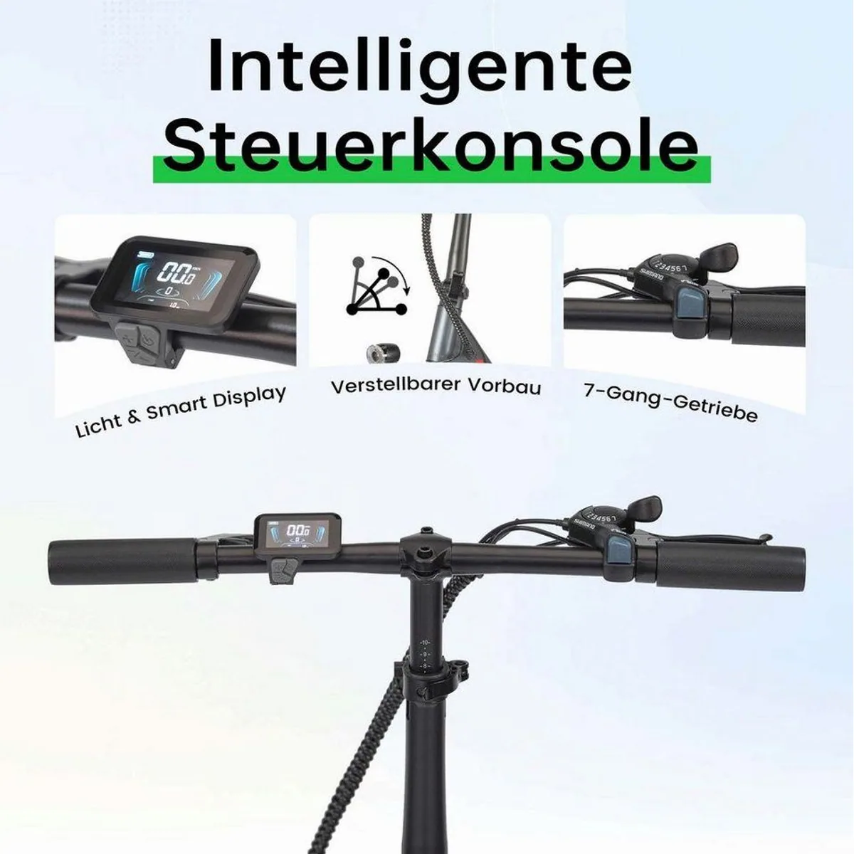 Vankel M1 E-Bike, kompakt, kraftvoll, faltbar 5