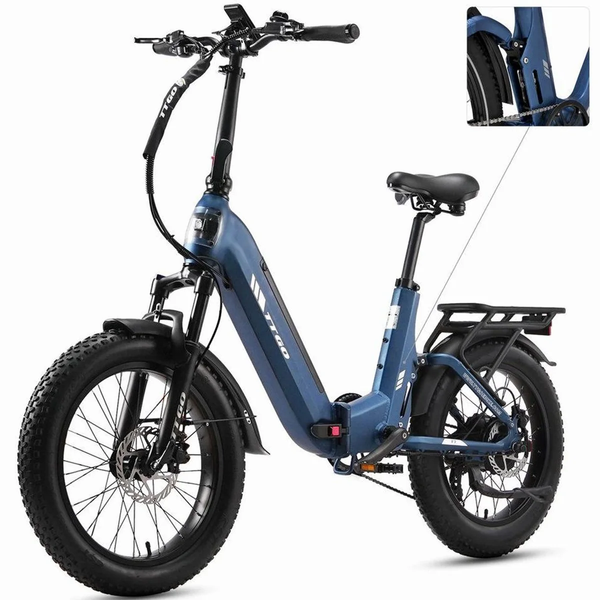Vankel 20 Zoll Fully Klapprad, faltbar, 150 km Reichweite, 250 W Heckmotor