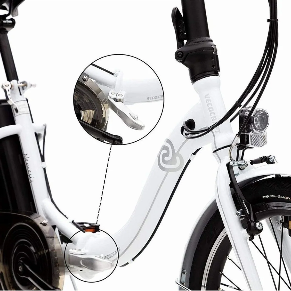 VECOCRAFT E-Bike Faltrad Nemesis 20 Zoll, 6-Gang, 250W Heckmotor, 50-90 km Reichweite 4