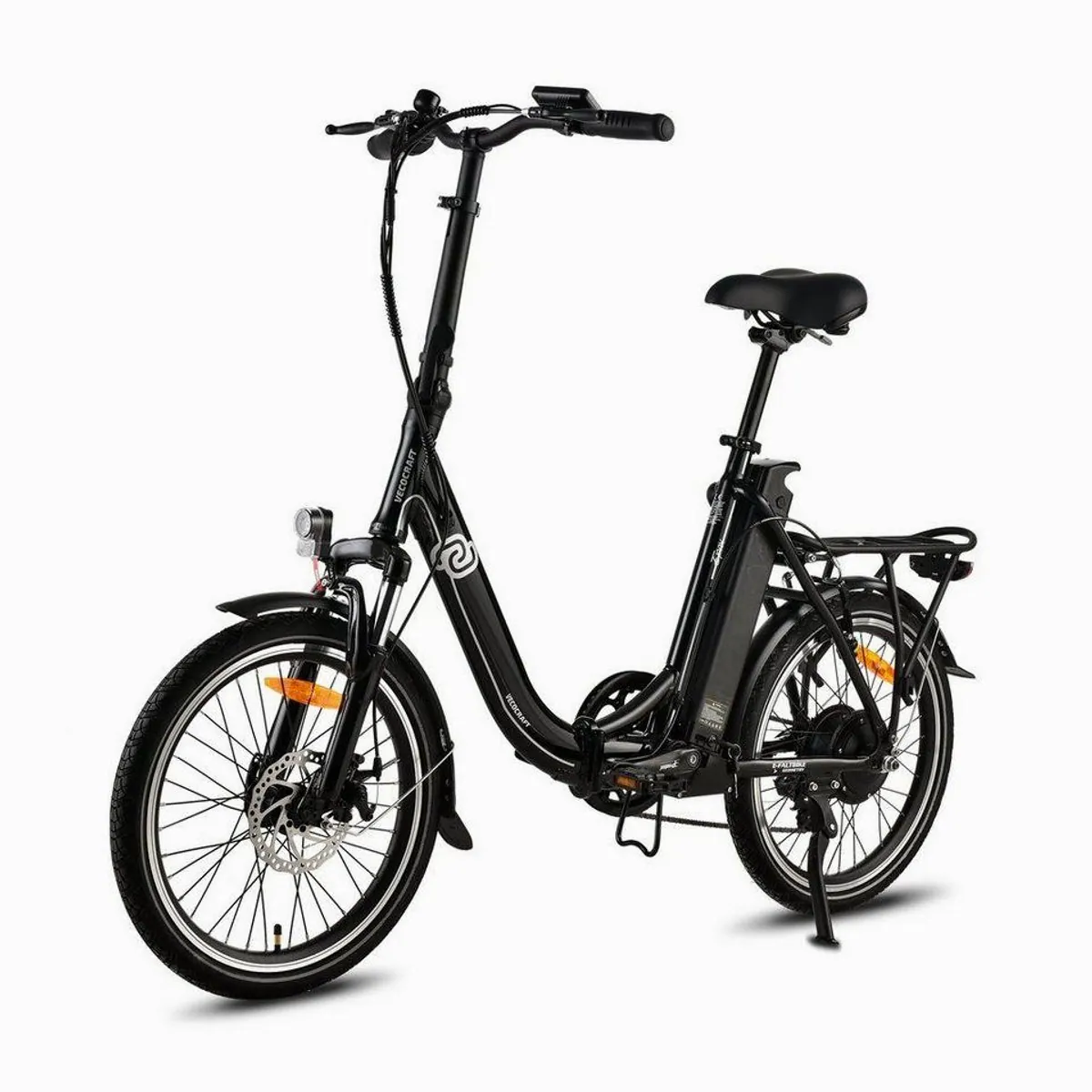 VECOCRAFT E-Pax Klapprad, 20 Zoll, 250 W Motor, 7-Gang Shimano, 468 Wh Akku
