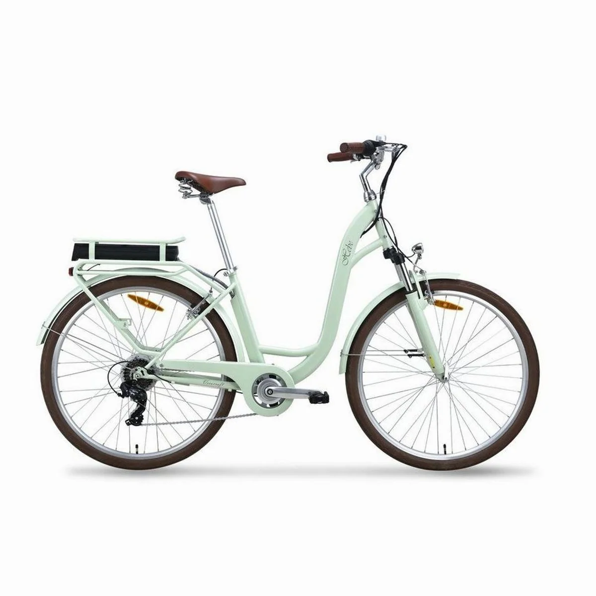 VECOCRAFT HEBE E-Bike Cityrad, 25 km/h, 7-Gang Shimano, Hinterradmotor 4