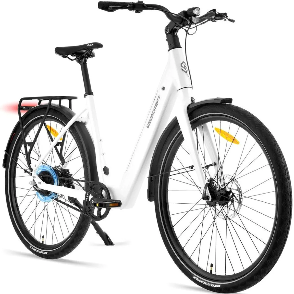 VECOCRAFT LUNA 2.0 E-Bike, stufenloses Antriebssystem, GATES Riemenantrieb, 360Wh Akku