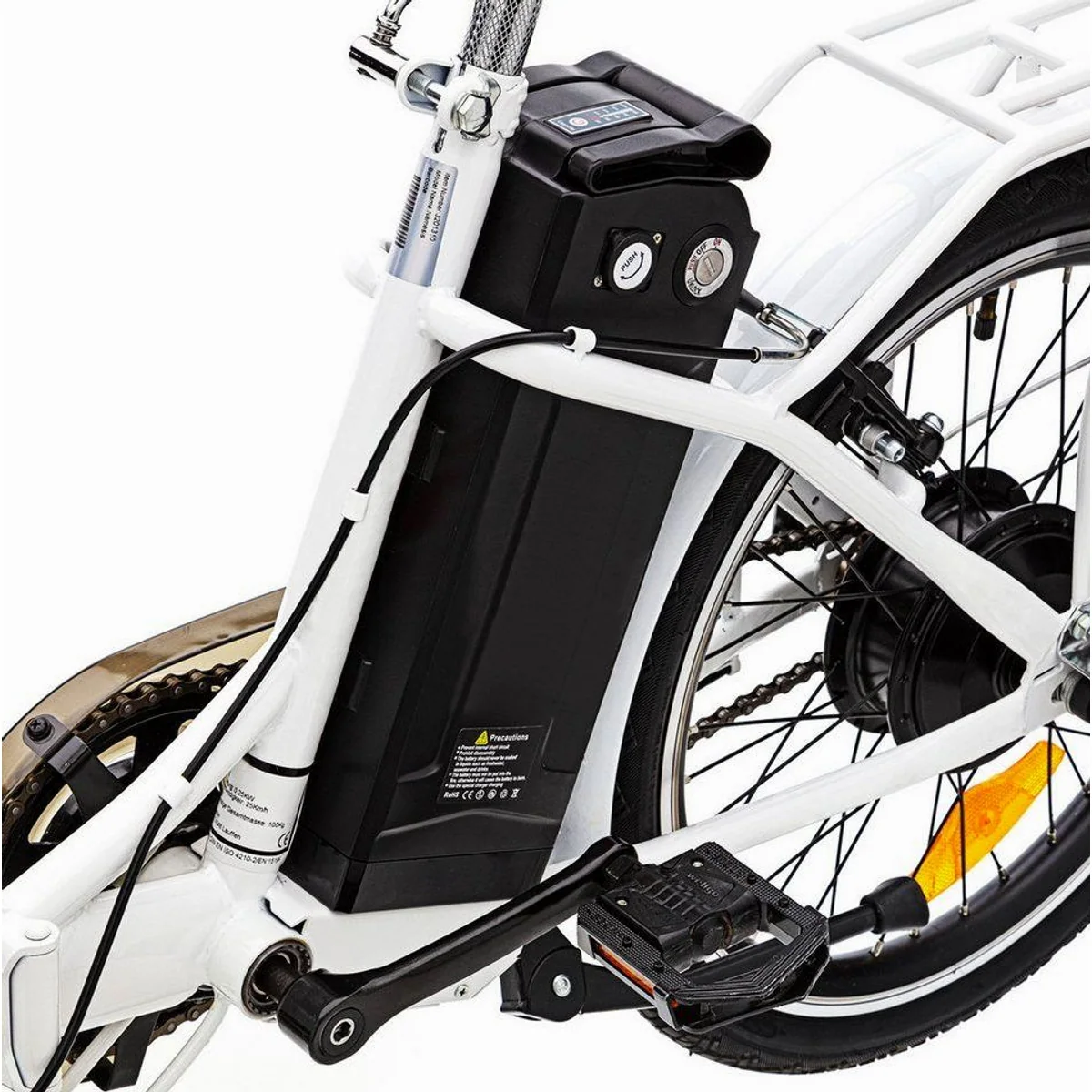 VECOCRAFT E-Bike Klapprad, 40 Nm Heckmotor, 468 Wh Akku, faltbar und leicht 2