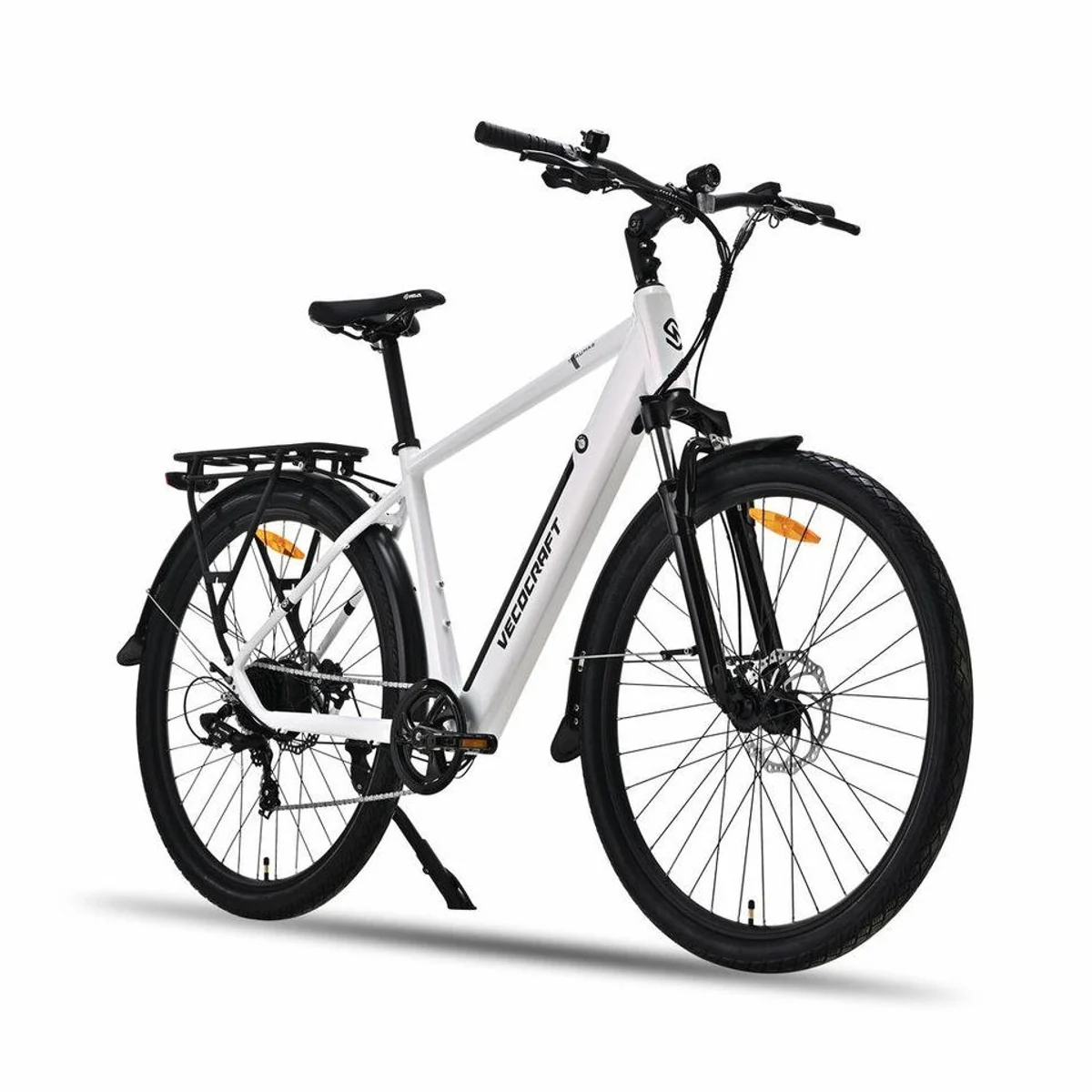 VECOCRAFT E-Bike Thaumas, 28 Zoll, 7-Gang Shimano, Heckmotor, 375 Wh