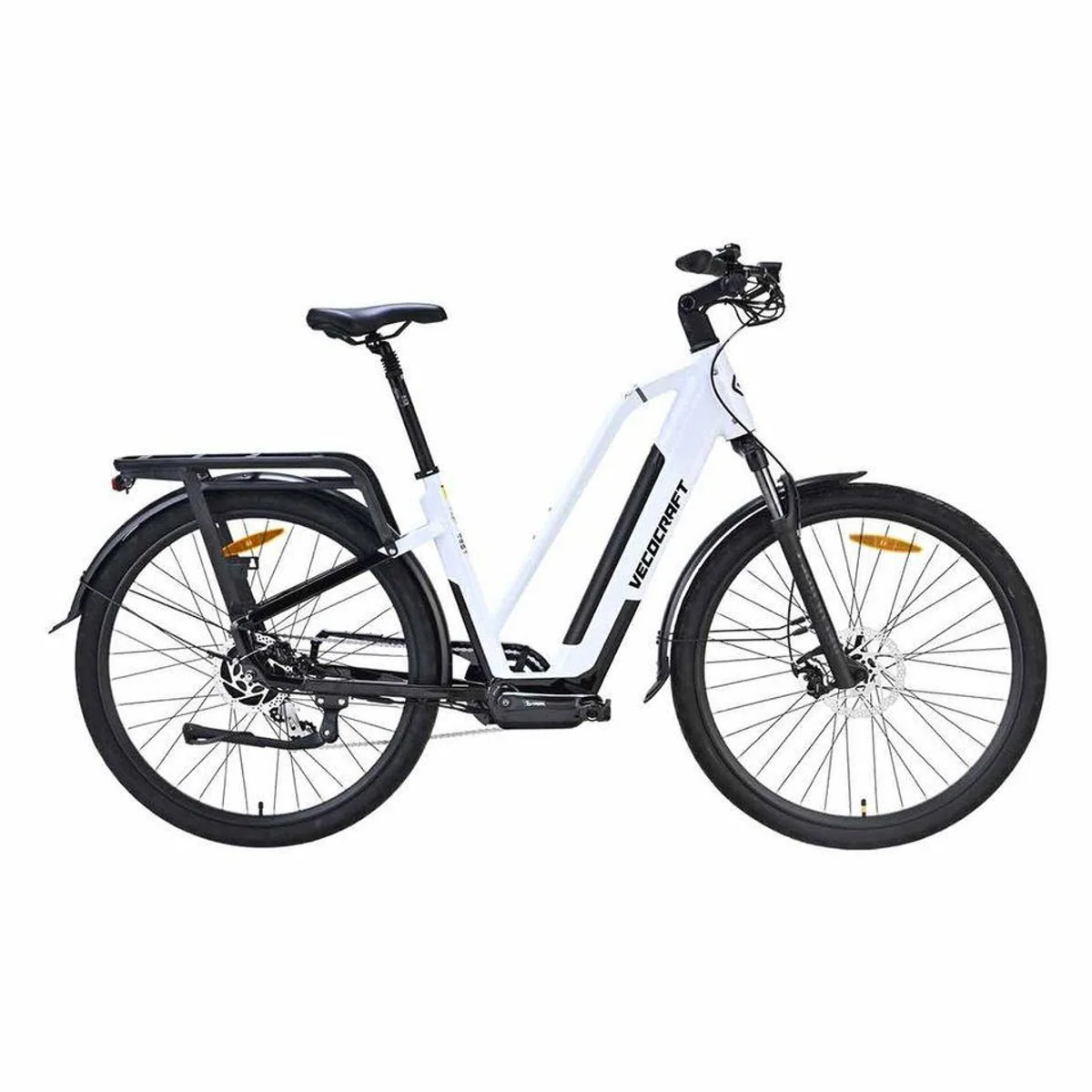 VECOCRAFT GAEA E-Bike Trekkingrad, 250W Heckmotor, 36V 13Ah Akku, 8-Gang Shimano 2