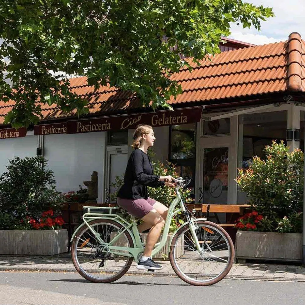 VECOCRAFT HEBE E-Bike Cityrad, 7-Gang Shimano, komfortabler Tiefeinsteiger 4