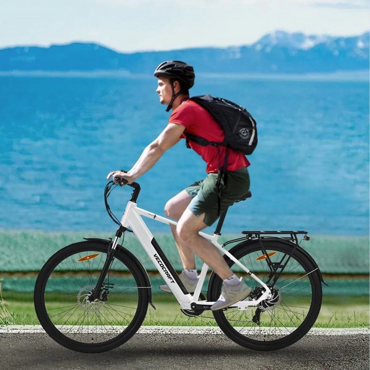 VecoCraft Thaumas E-Bike, 28 Zoll, 7-Gang Shimano, 375 Wh Akku 3