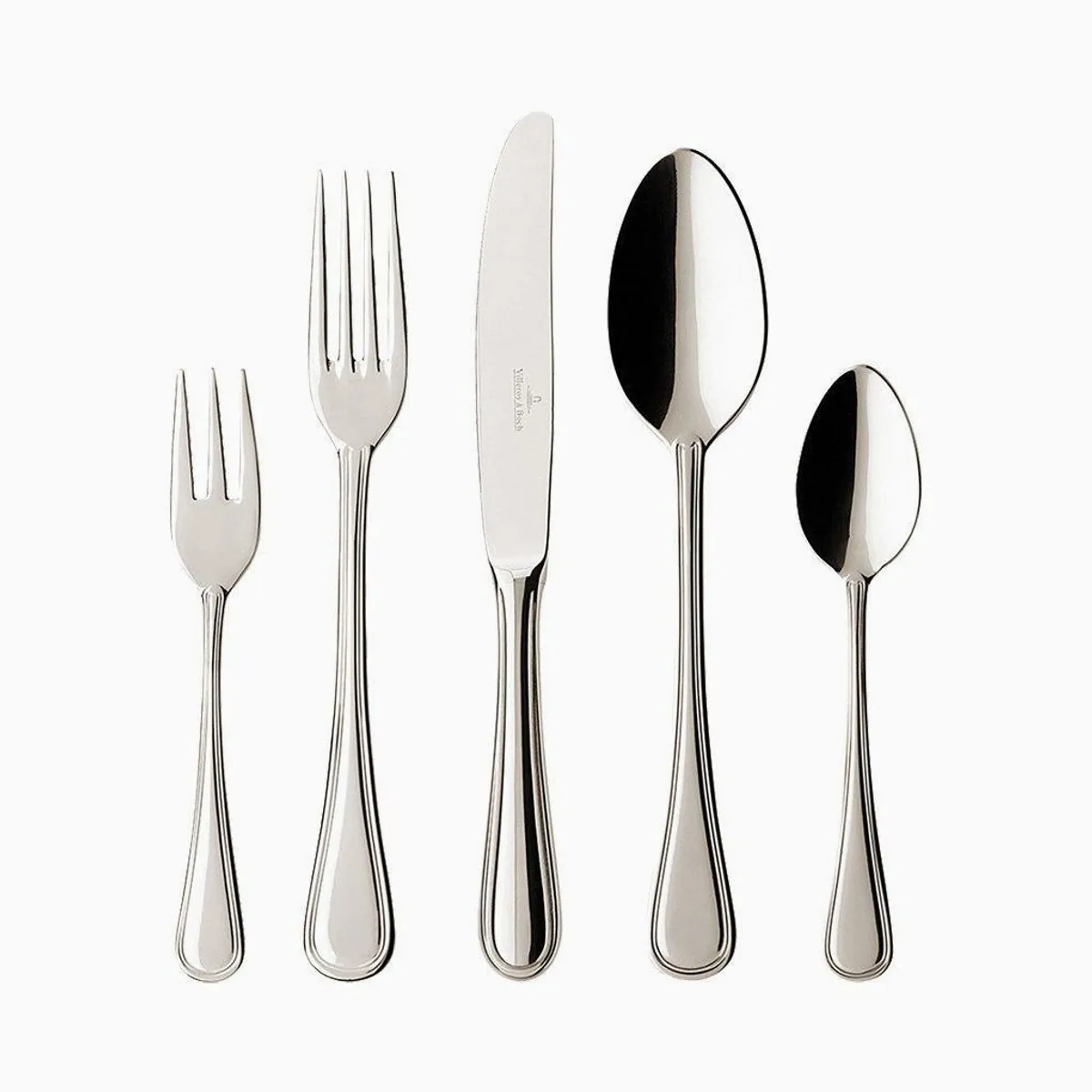 Villeroy & Boch Neufaden Merlemont Besteck-Set, 30-teilig, Edelstahl, spülmaschinenfest