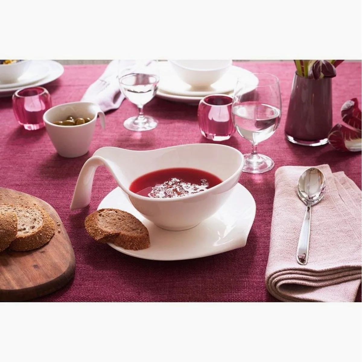 Villeroy & Boch Flow Brunch-Set, 18-teilig, für 6 Personen, aus Premium Porzellan 3