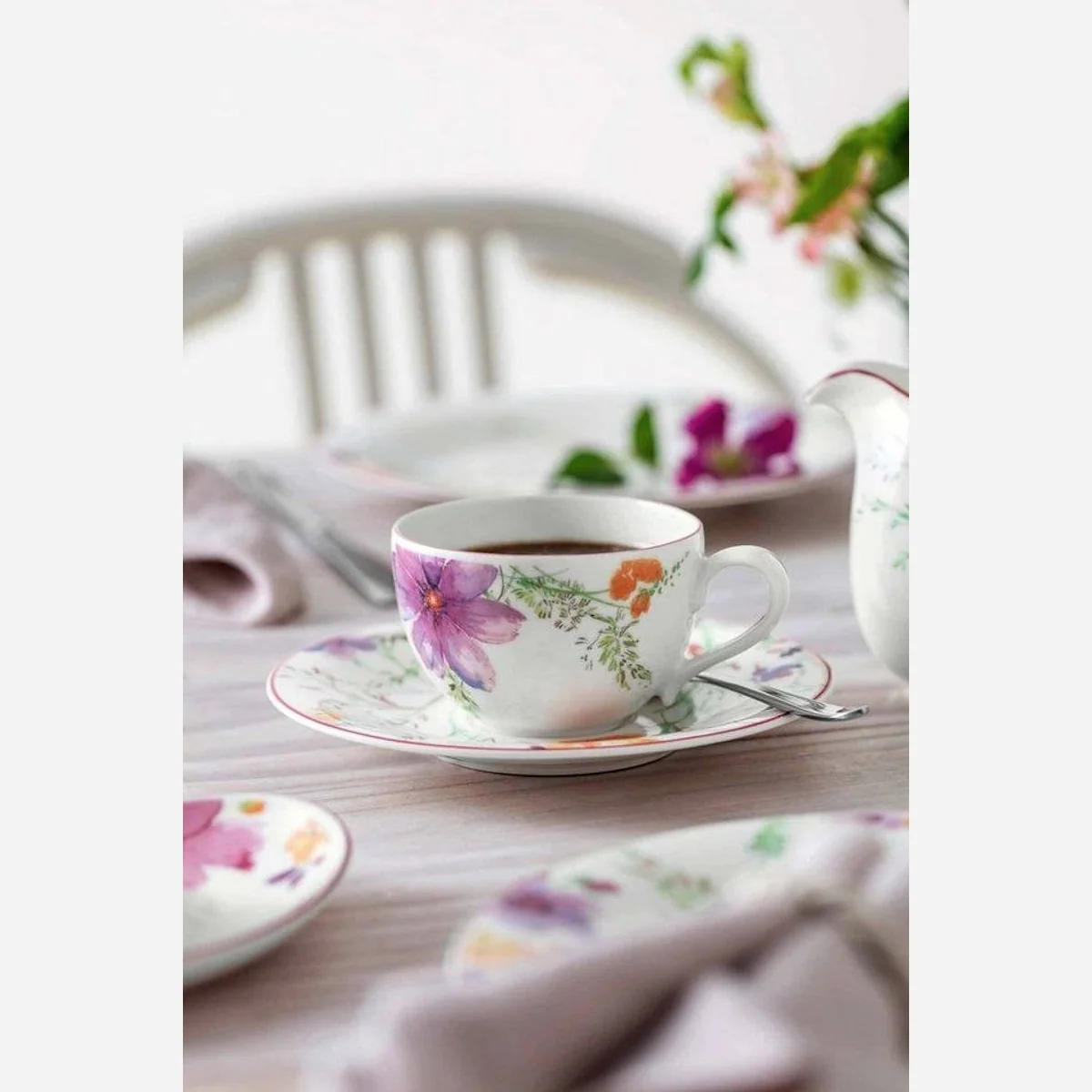 Villeroy & Boch Mariefleur Basic Kombiservice, 30-tlg., für 6 Personen, Porzellan 2