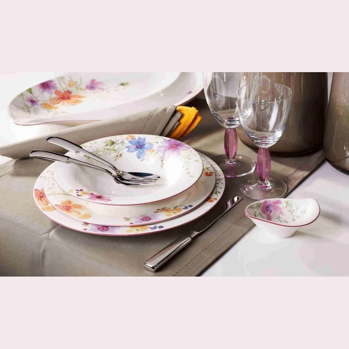 Villeroy & Boch Mariefleur Basic Kombiservice, 30-tlg., für 6 Personen, Porzellan 4