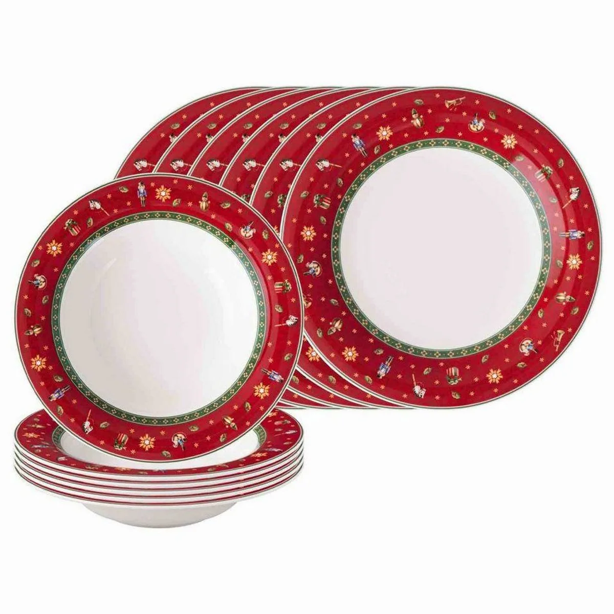 Villeroy & Boch Toy's Delight Tafelservice, 12-teilig, für 6 Personen, Premium-Porzellan