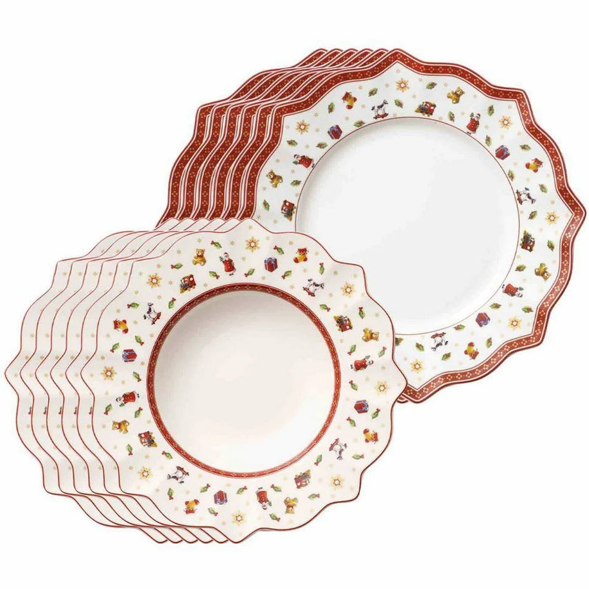 Villeroy & Boch Toy's Delight Tafelservice, elegantes Design, 12-teilig, 6 Personen