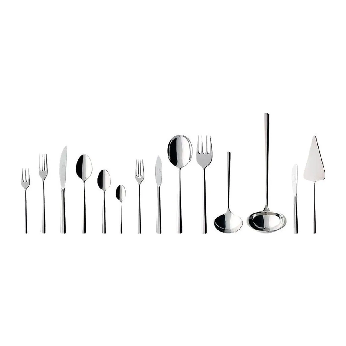Villeroy & Boch Besteckset Piemont, 113-teilig, für 12 Personen, Edelstahl