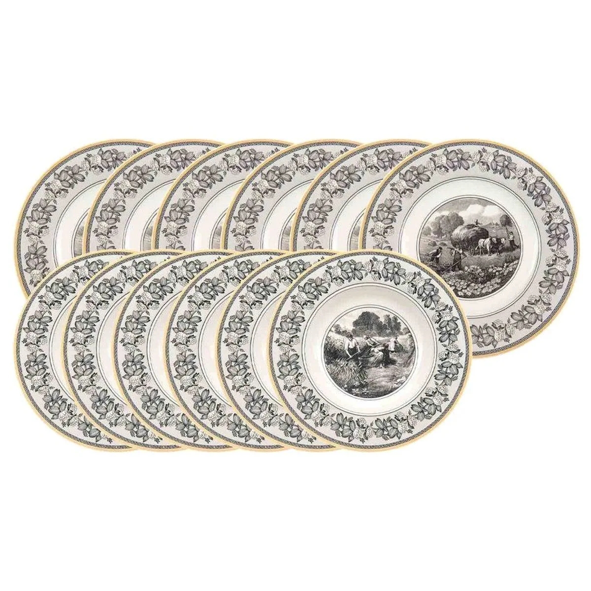 Villeroy & Boch Audun Ferme Tafelservice, 12-teilig, für 6 Personen, Porzellan