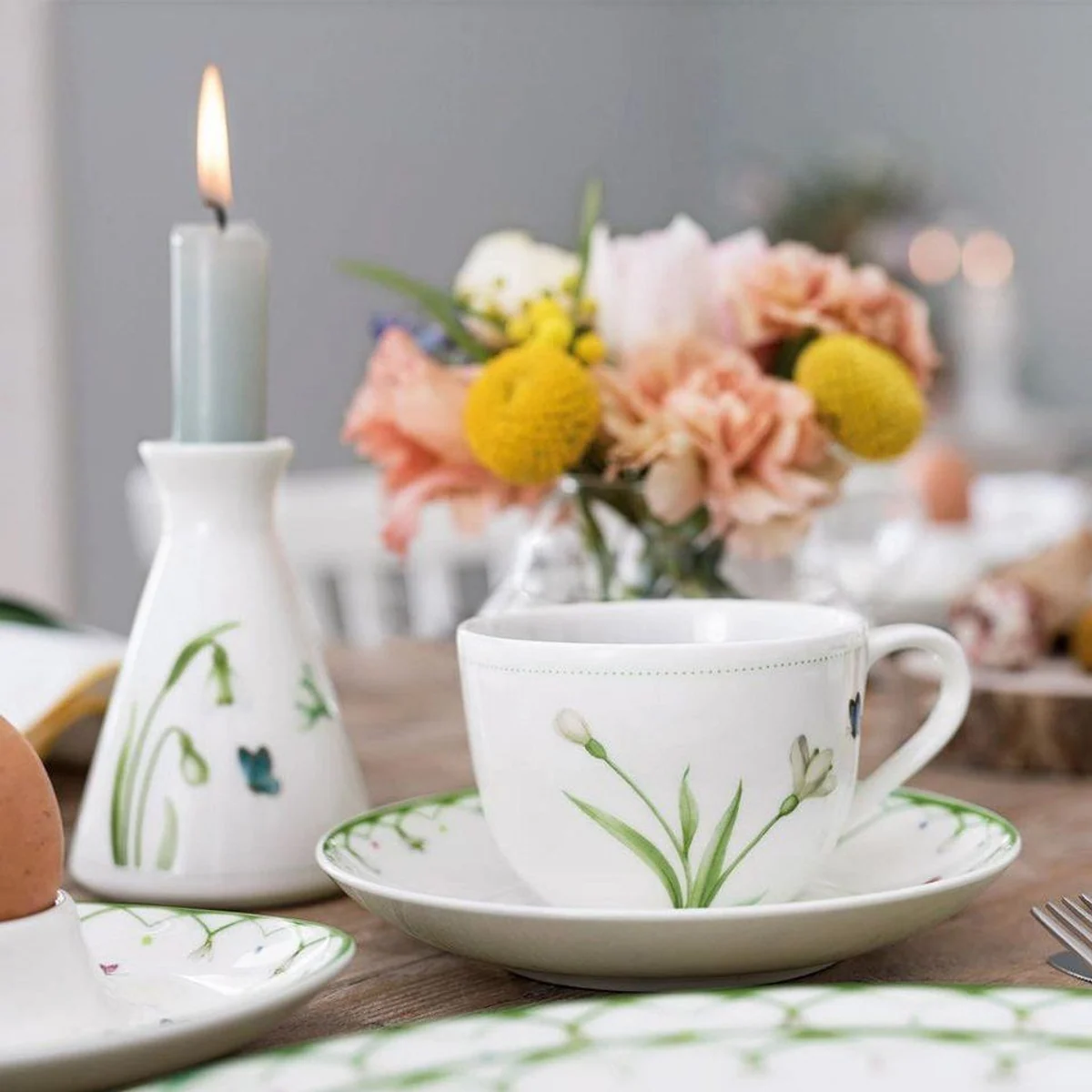Villeroy & Boch Colourful Spring Kaffeeservice, 18-teilig für 6 Personen, Porzellan 2