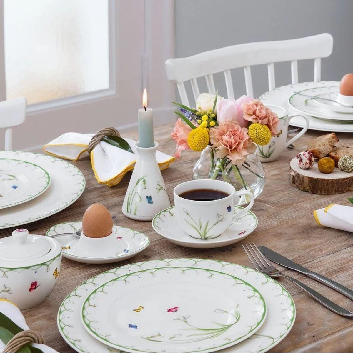 Villeroy & Boch Colourful Spring Kaffeeservice, 18-teilig für 6 Personen, Porzellan 4