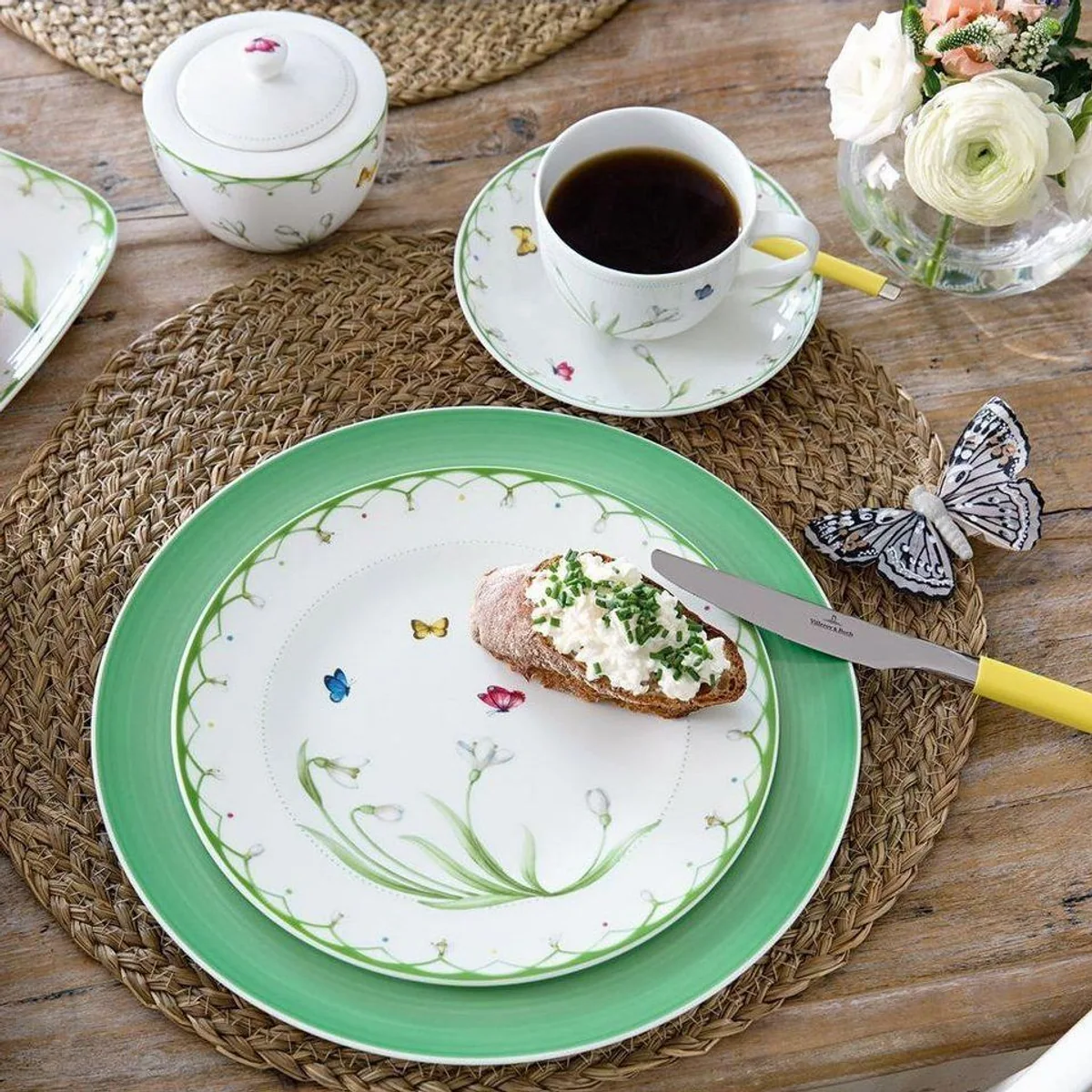 Villeroy & Boch Colourful Spring Kaffeeservice, 18-teilig für 6 Personen, Porzellan 5