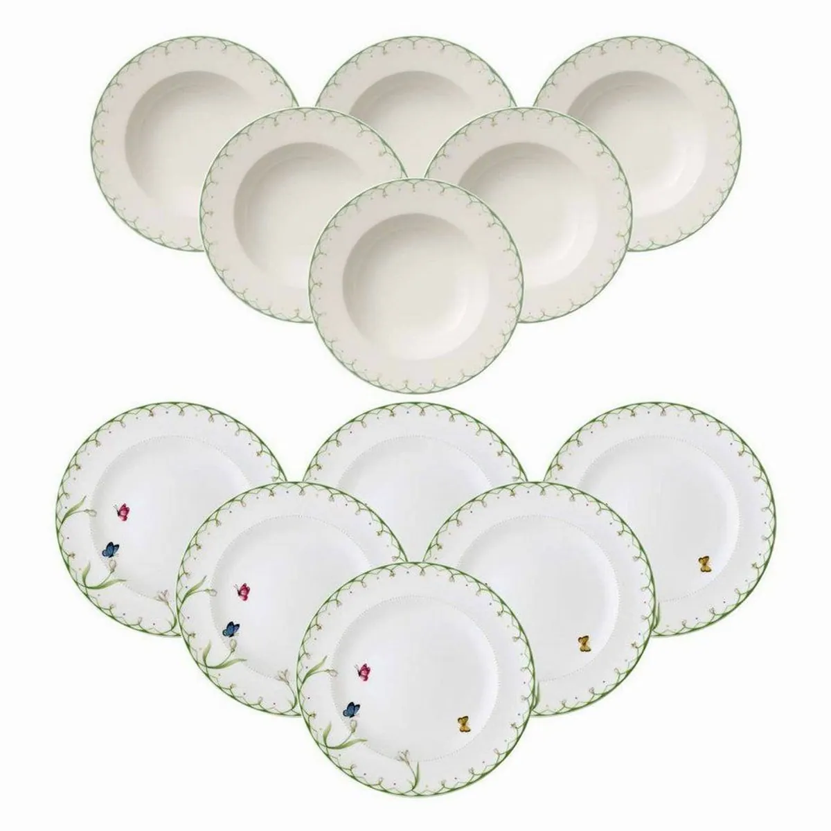 Villeroy & Boch Colourful Spring Tafelservice, 12-teilig, für 6 Personen