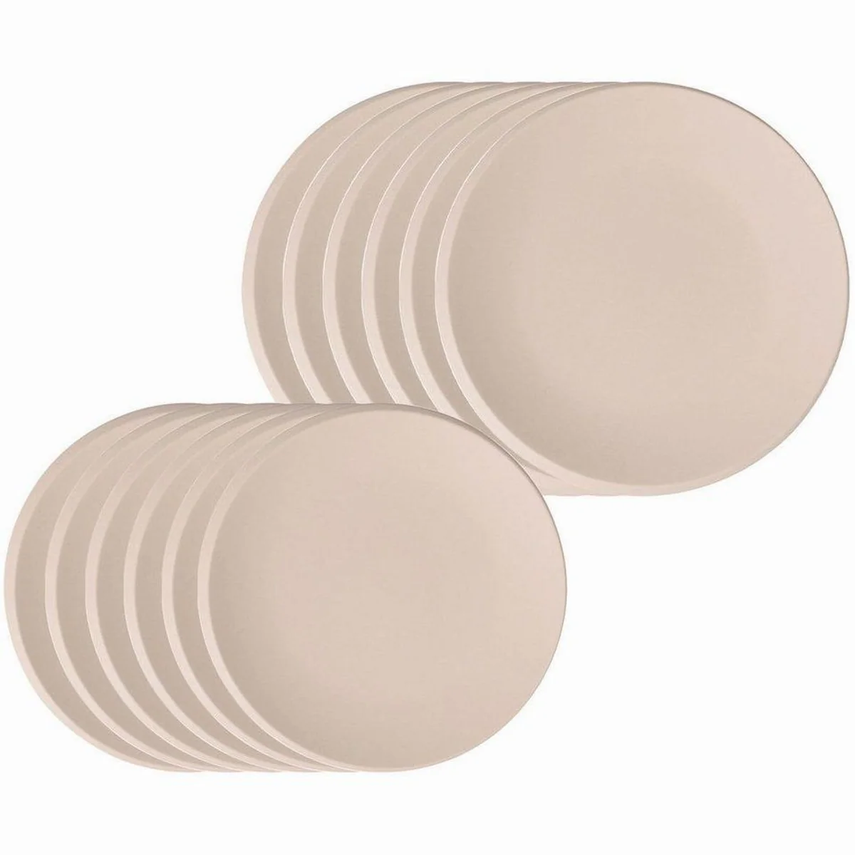 Villeroy & Boch NewMoon Tafelservice 12-tlg., asymmetrisches Design, spülmaschinenfest