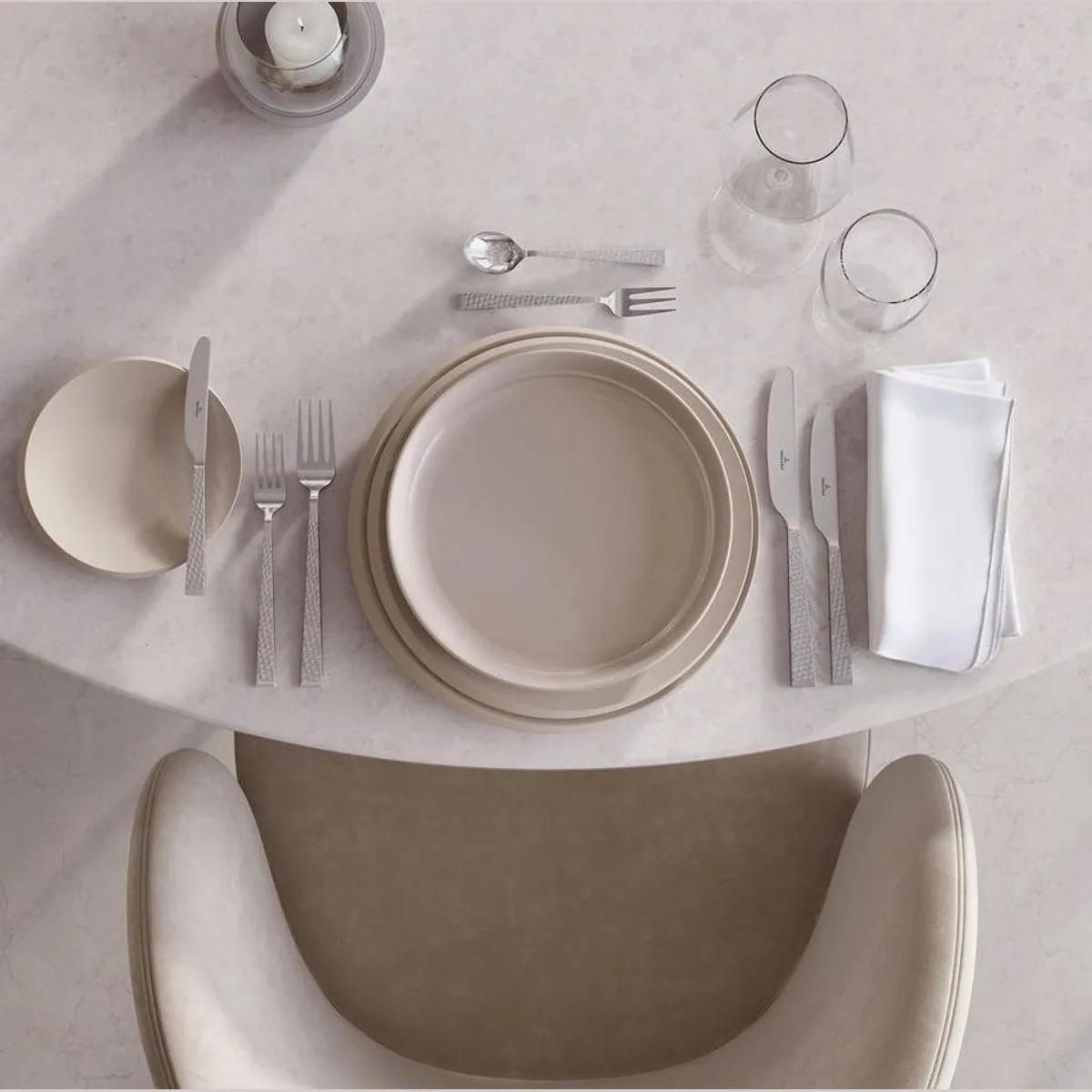 Villeroy & Boch NewMoon Tafelservice 12-tlg., asymmetrisches Design, spülmaschinenfest 5