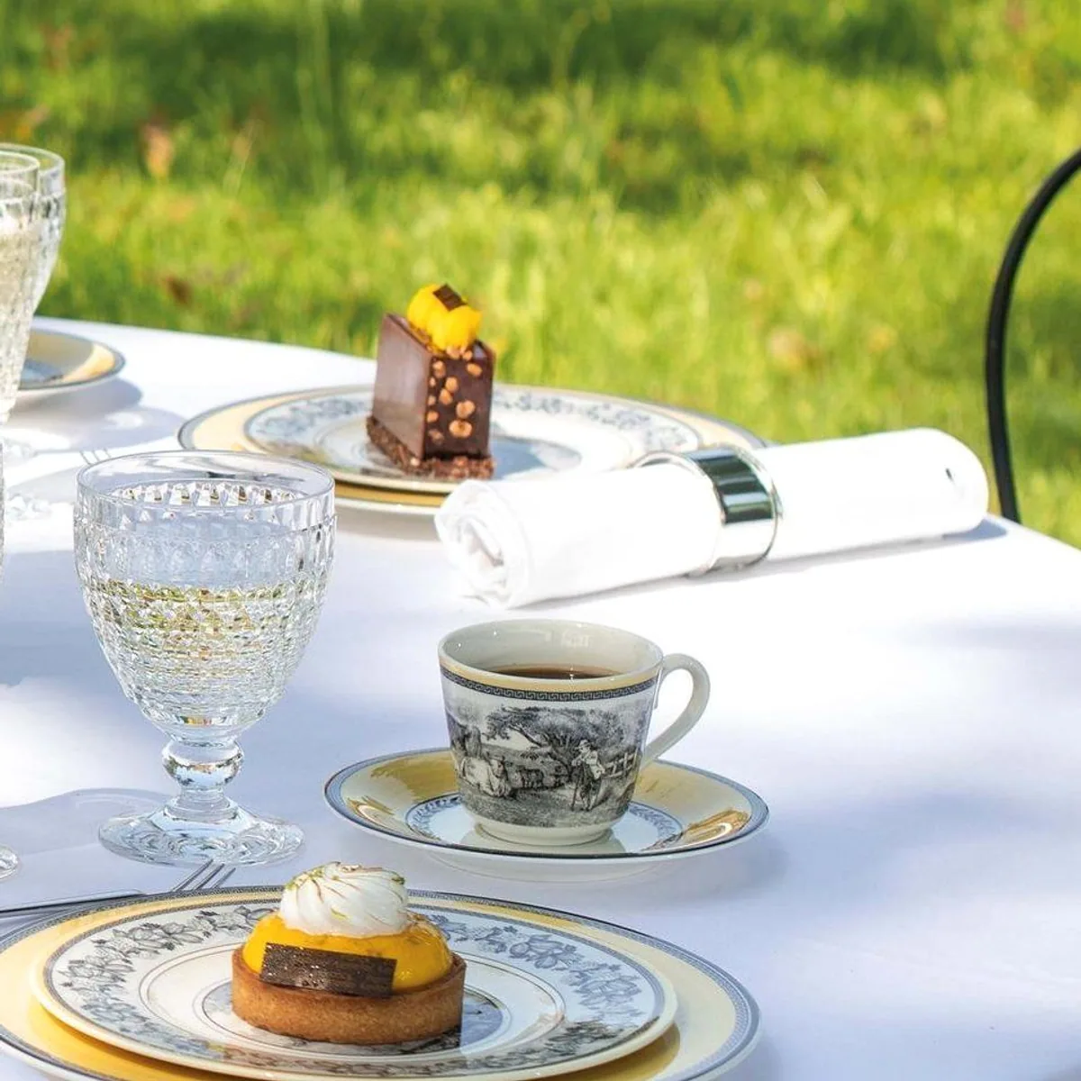 Villeroy Audun Ferme Suppenteller, rustikales Design, 6er Set 2