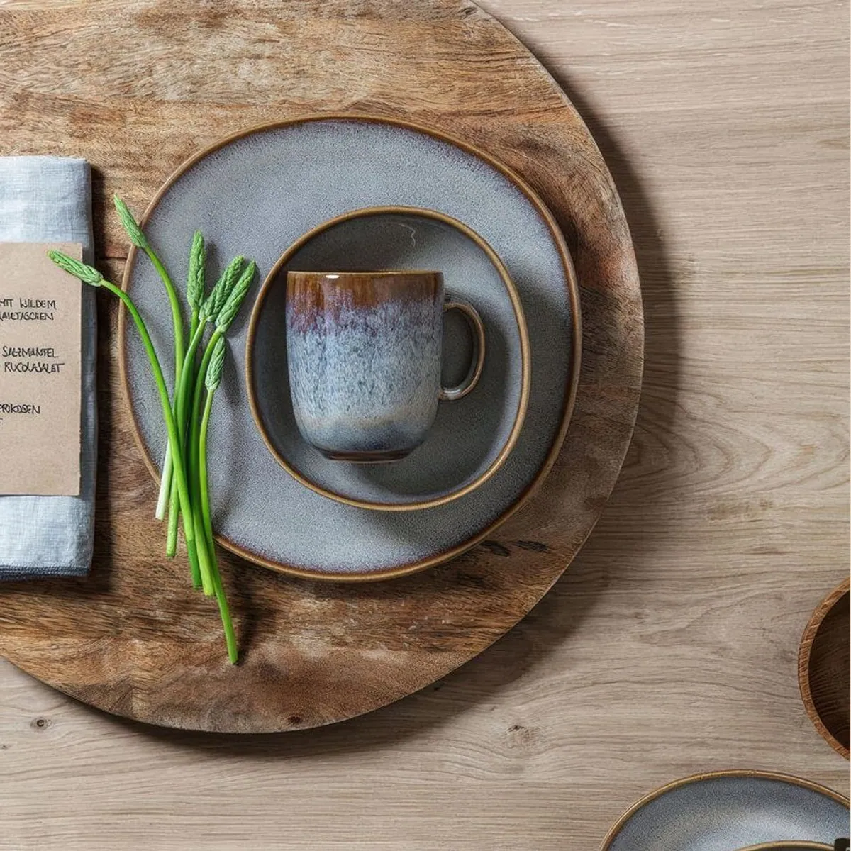 Villeroy & Boch Tafelservice Lave Beige, einzigartiges Design, spülmaschinenfest 4
