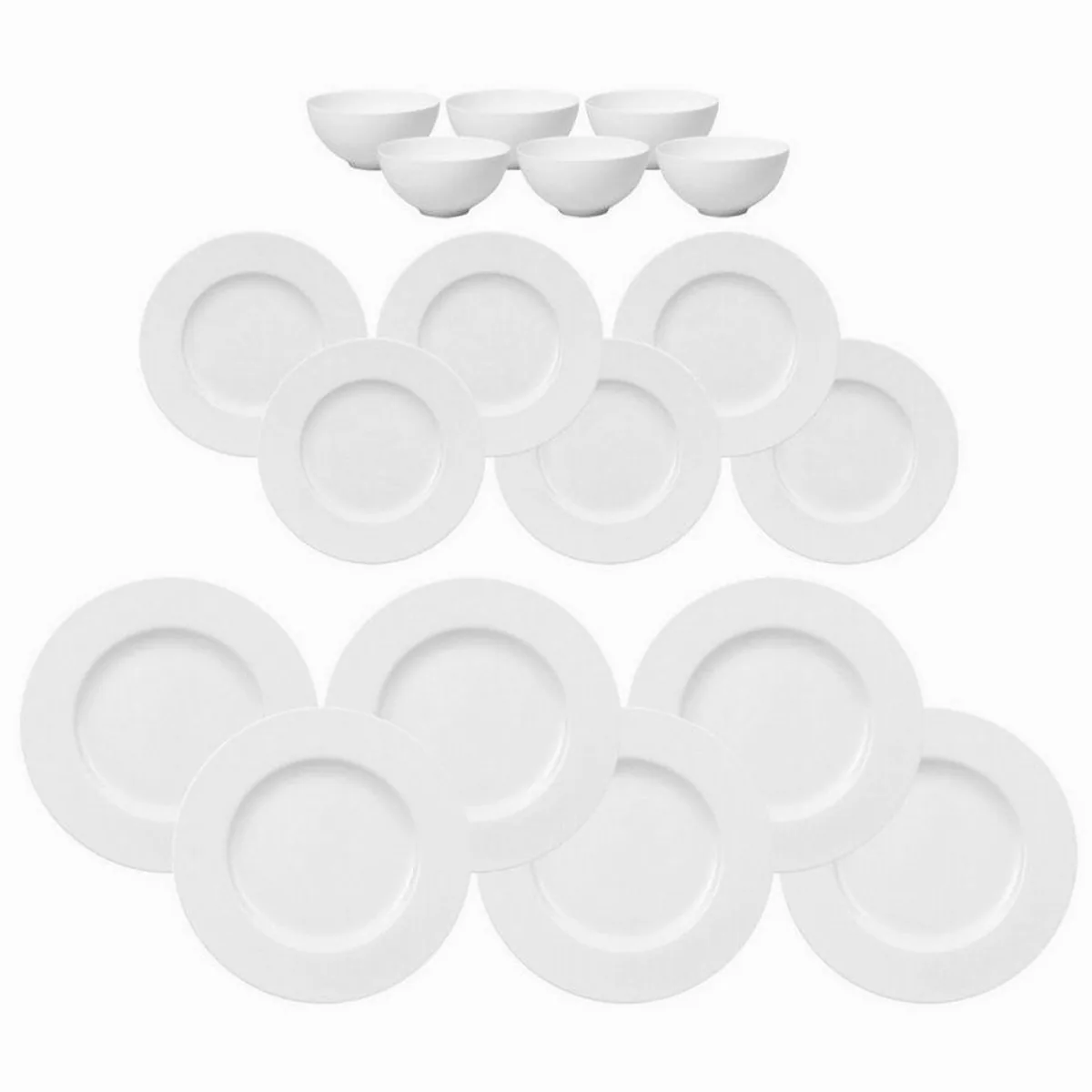 Villeroy & Boch Royal Tafelservice, 18-tlg. Set für 6 Personen, Premium Porzellan