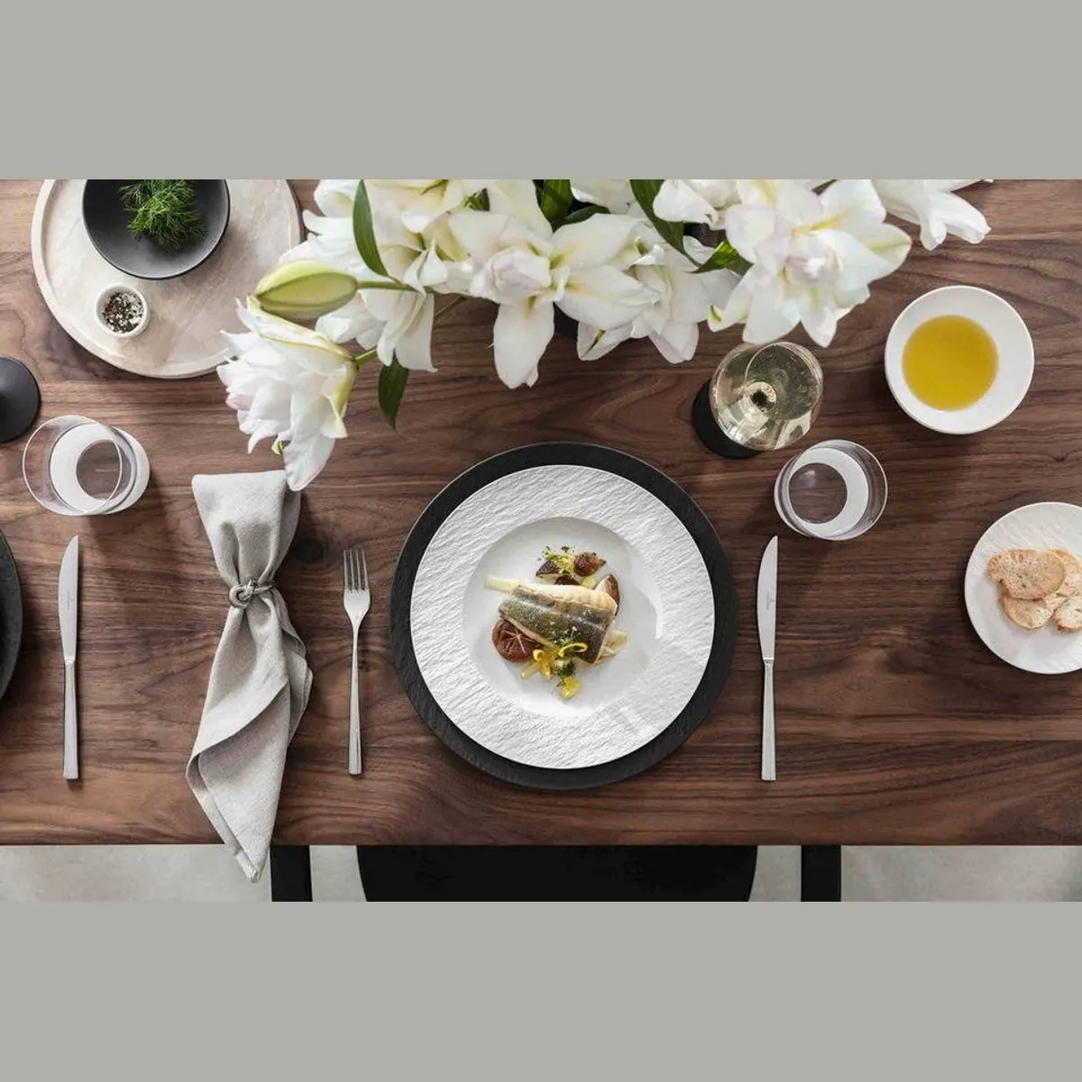 Villeroy & Boch Manufacture Ice Starter-Set, 18-teilig, für 6 Personen — modernes Design, spülmaschinenfest, mikrowellengeeignet 2