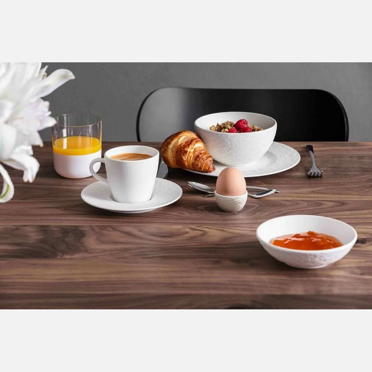 Villeroy & Boch Manufacture Ice Tafelservice, 16-teilig, für 4 Personen, elegantes Design 2