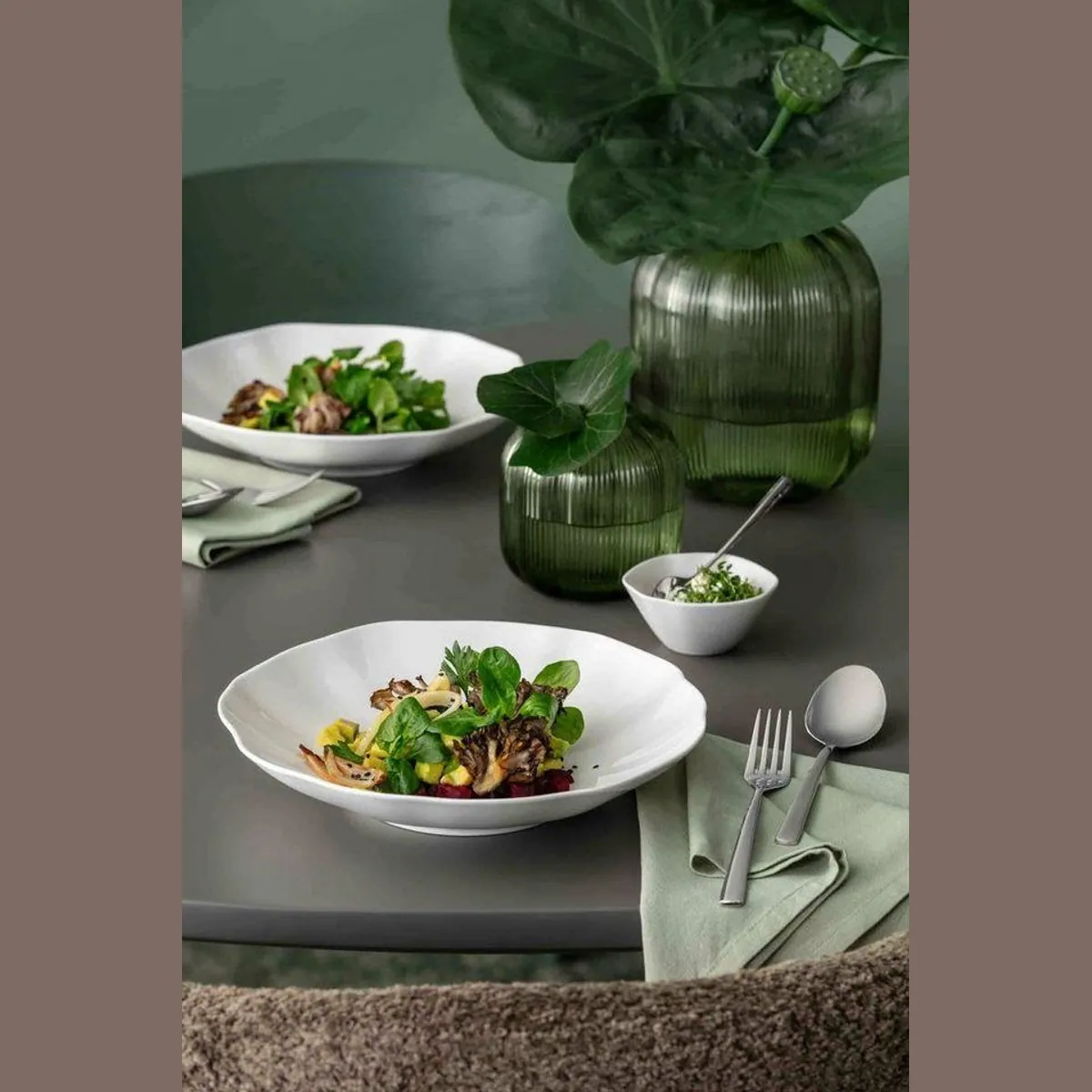 Villeroy & Boch Pura Teller-Set 18-tlg., modernes Design, vielseitig kombinierbar 2