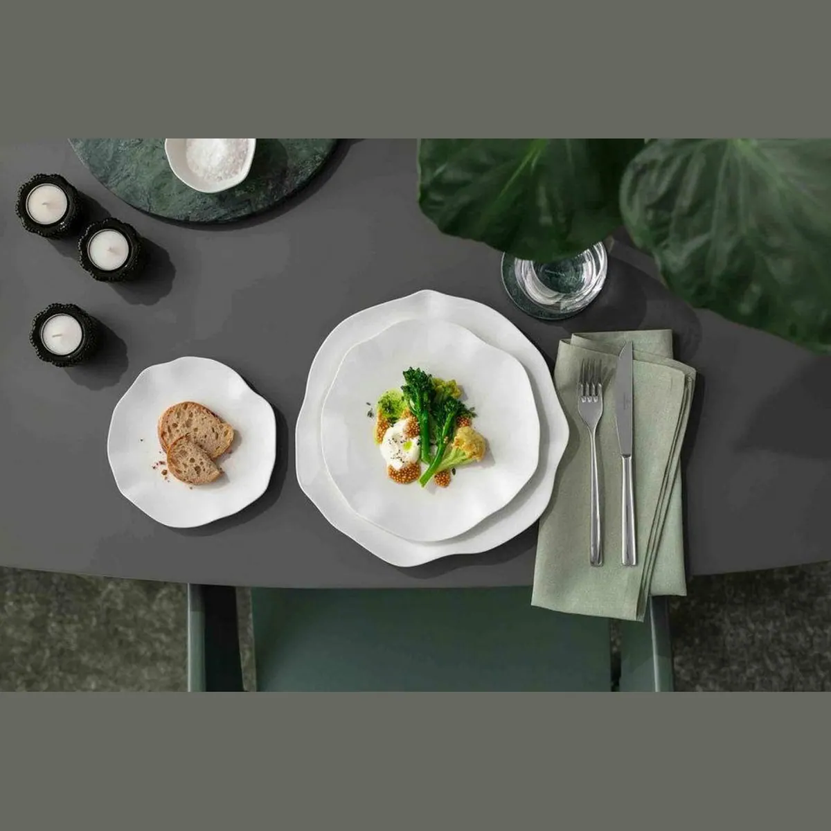 Villeroy & Boch Pura Teller-Set 18-tlg., modernes Design, vielseitig kombinierbar 4