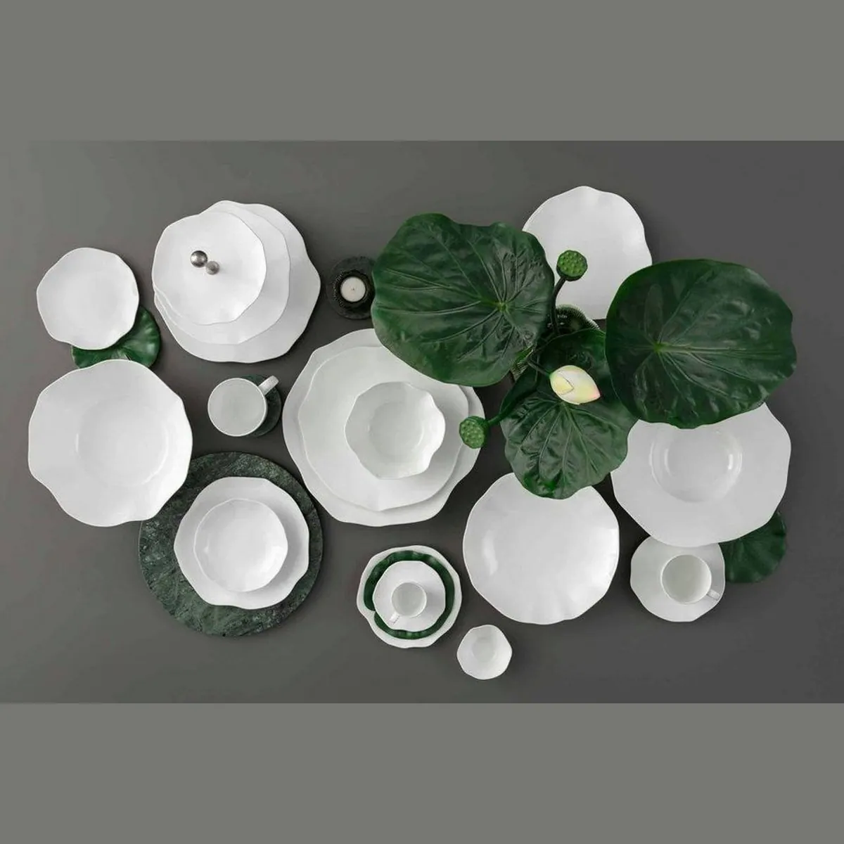 Villeroy & Boch Pura Teller-Set 18-tlg., modernes Design, vielseitig kombinierbar 5