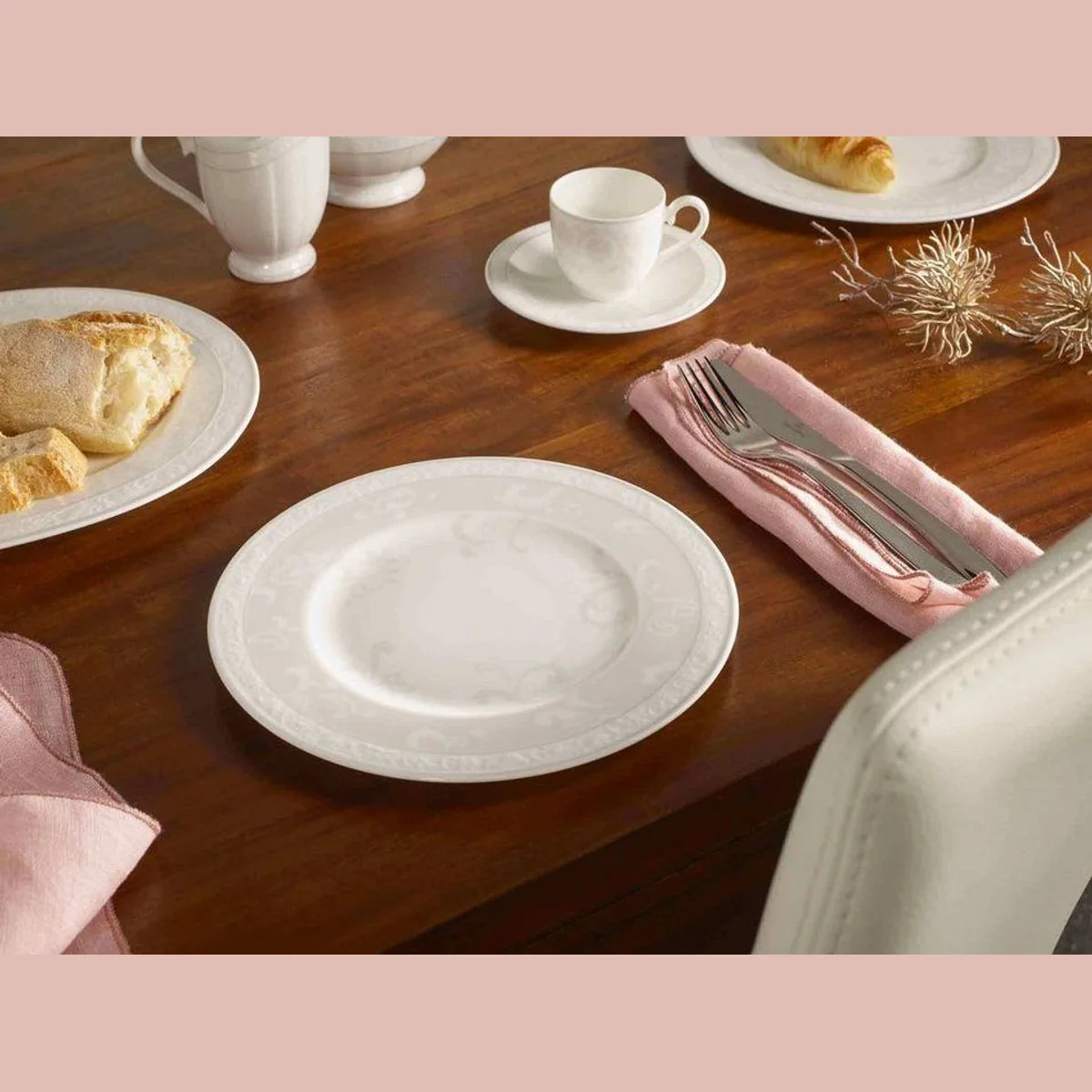 Villeroy & Boch Gray Pearl Kombiservice, elegantes Porzellan-Set für 6 Personen 4