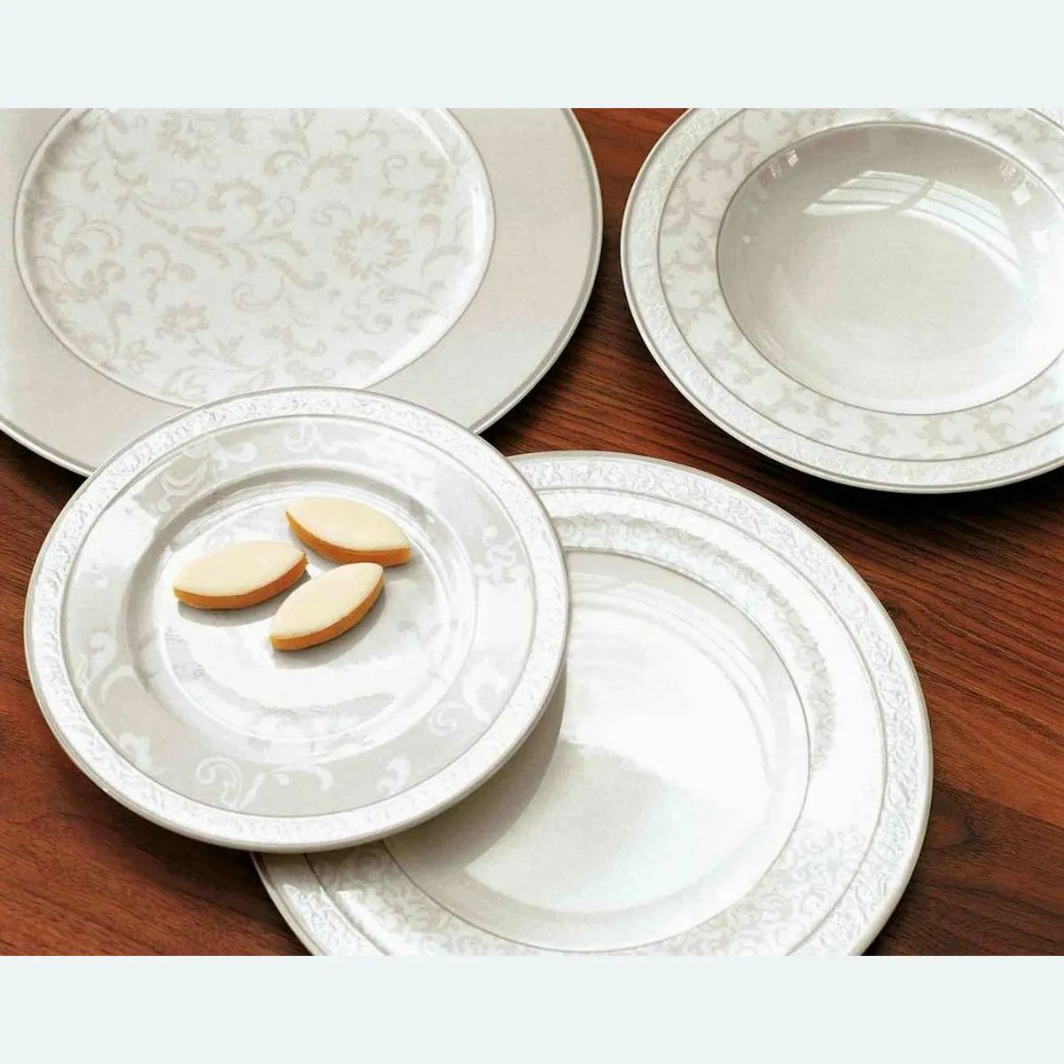 Villeroy & Boch Gray Pearl Kombiservice, elegantes Porzellan-Set für 6 Personen 5