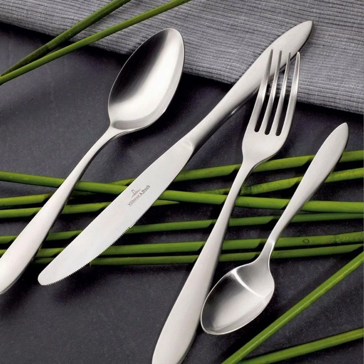 Villeroy & Boch Arthur Besteck-Set, 180-teilig, spülmaschinenfest, elegantes Design 2